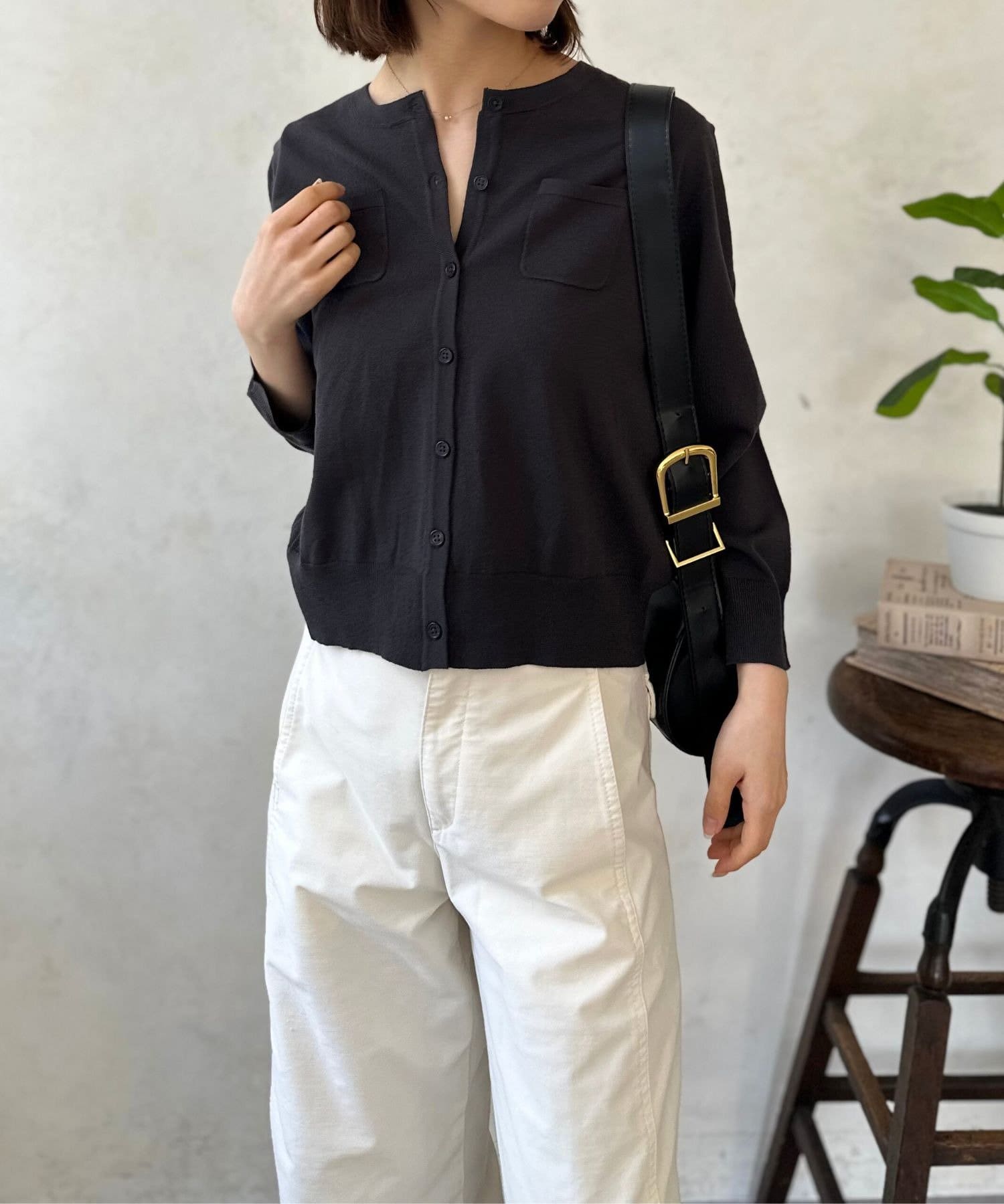 LOCUST(ローカスト) 天竺ポケットカーデ