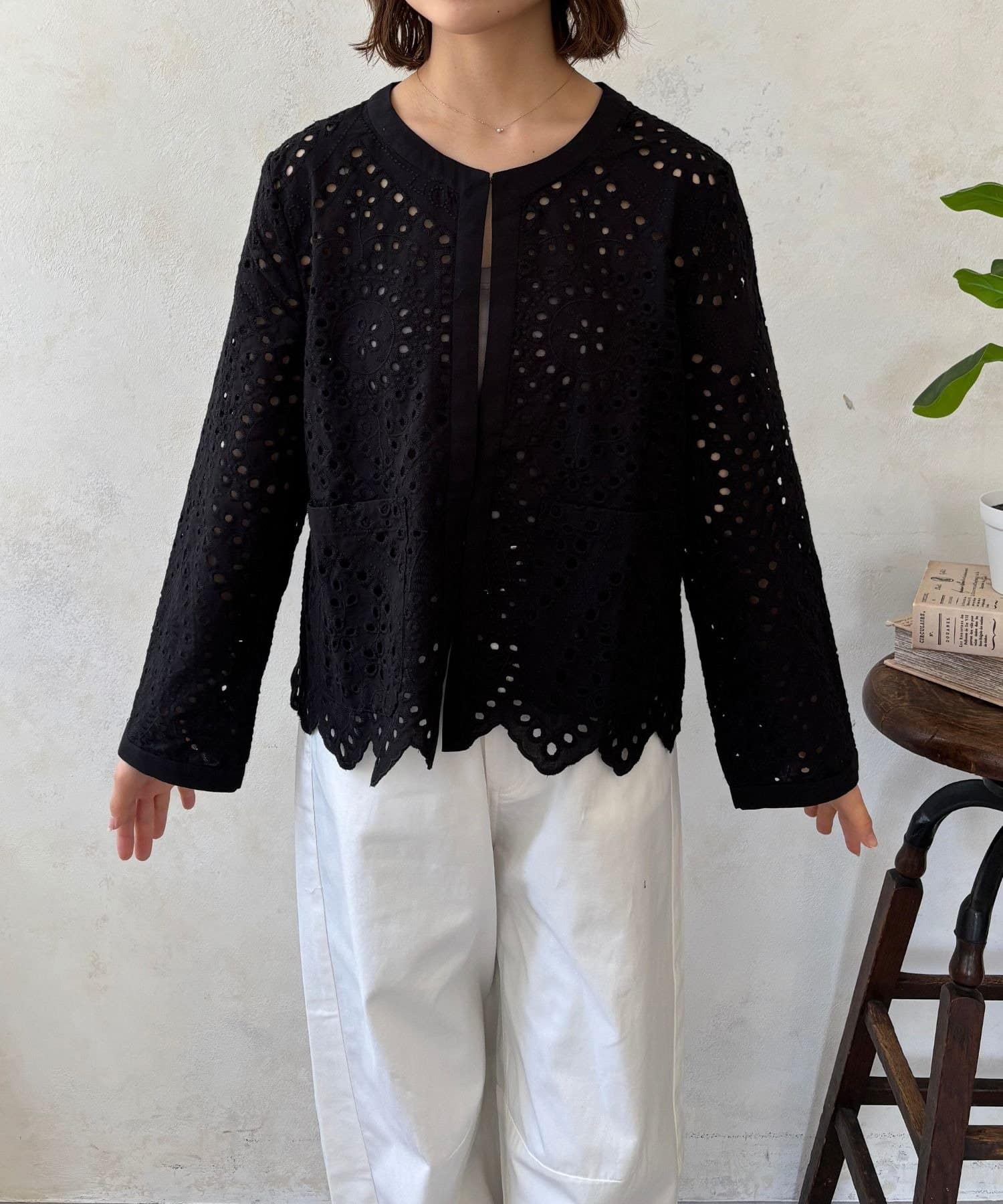 LOCUST(ローカスト) 【オケージョンにも】カットワークジャケット