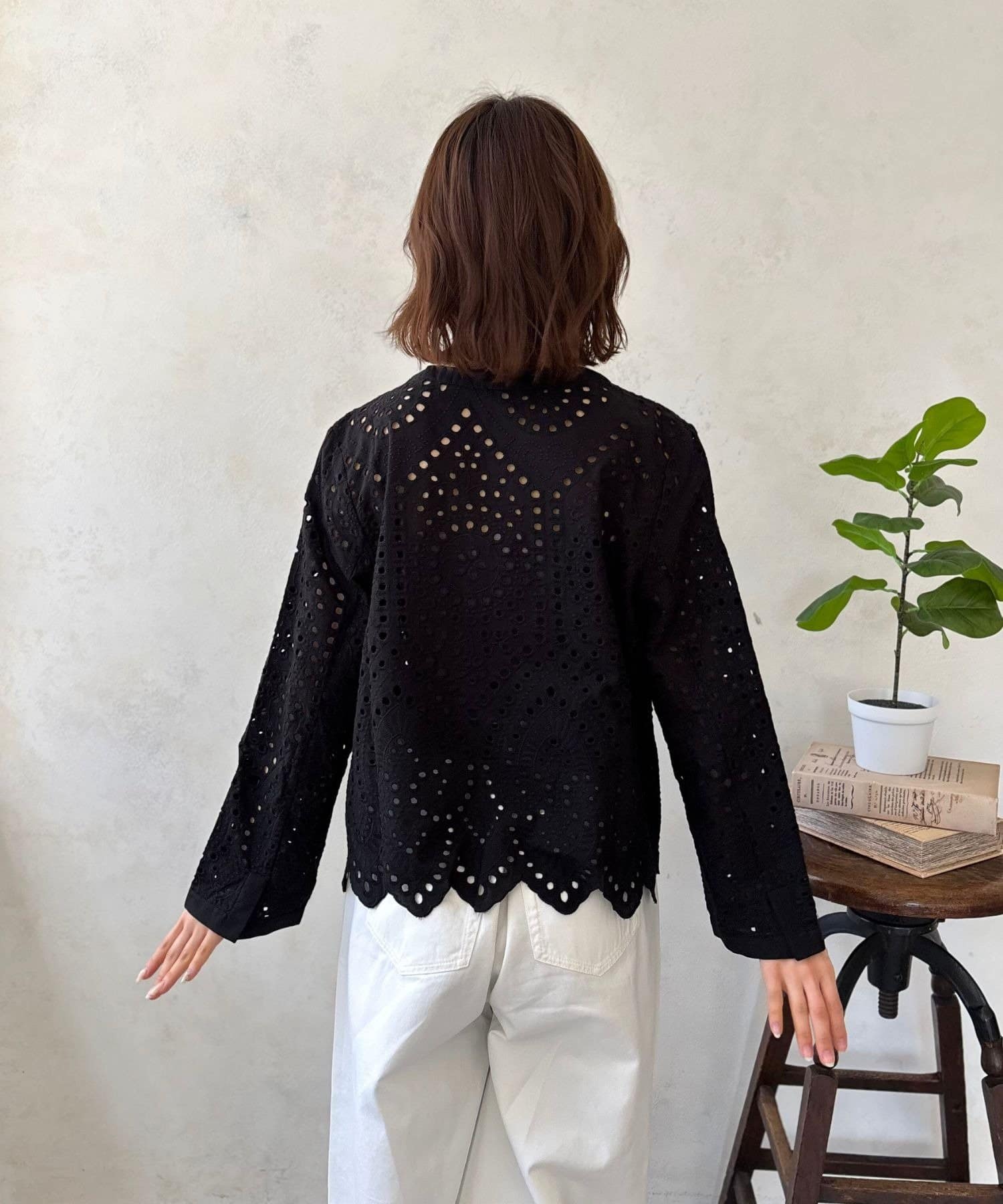 LOCUST(ローカスト) 【オケージョンにも】カットワークジャケット