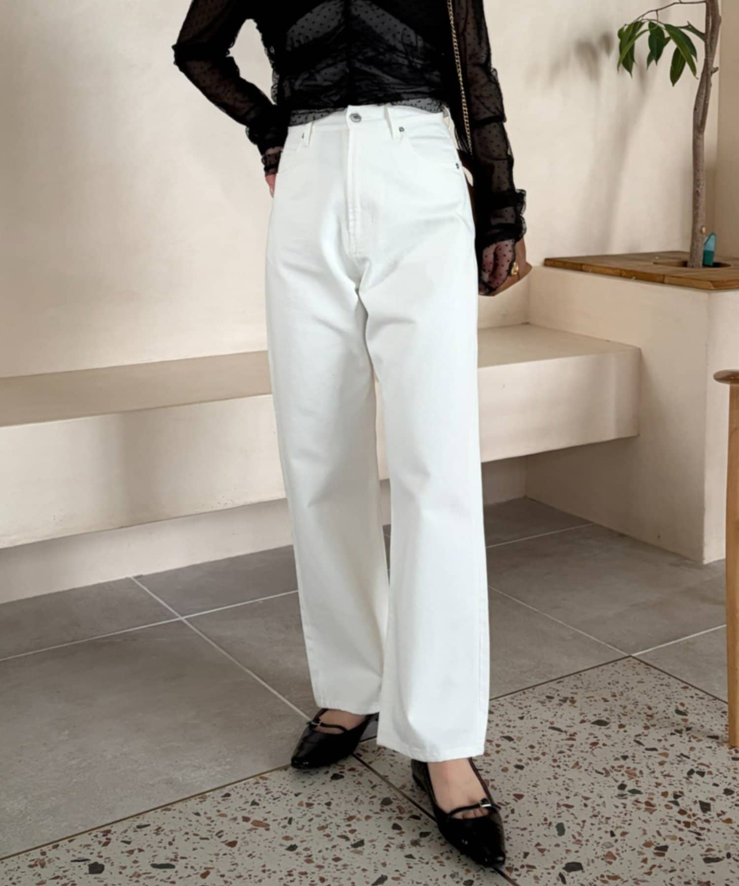 gemeil(ジェムイル) 【LE'MAGE×gemeilコラボ】13ozハイウエストストレートデニム