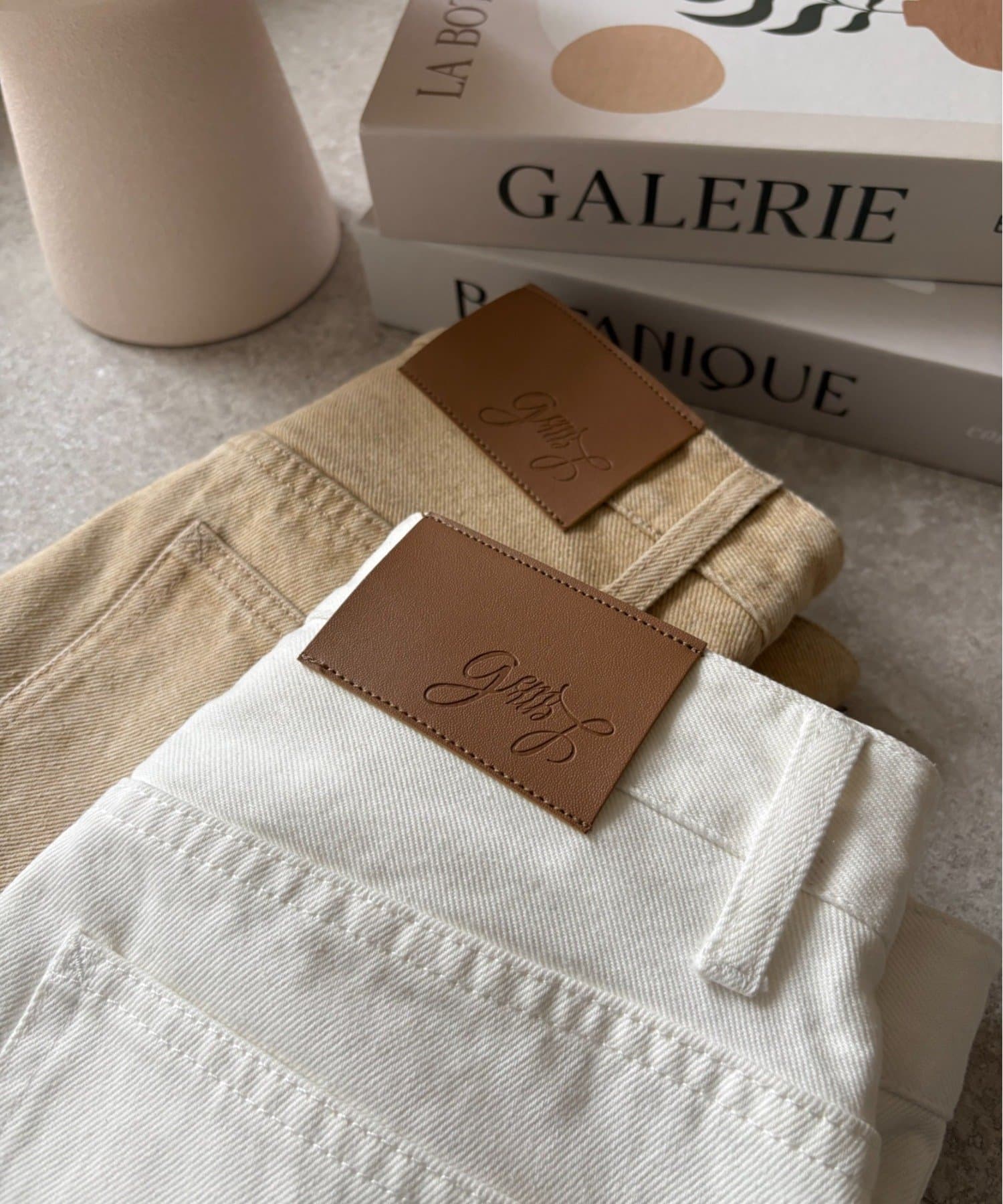 gemeil(ジェムイル) 【LE'MAGE×gemeilコラボ】13ozハイウエストストレートデニム