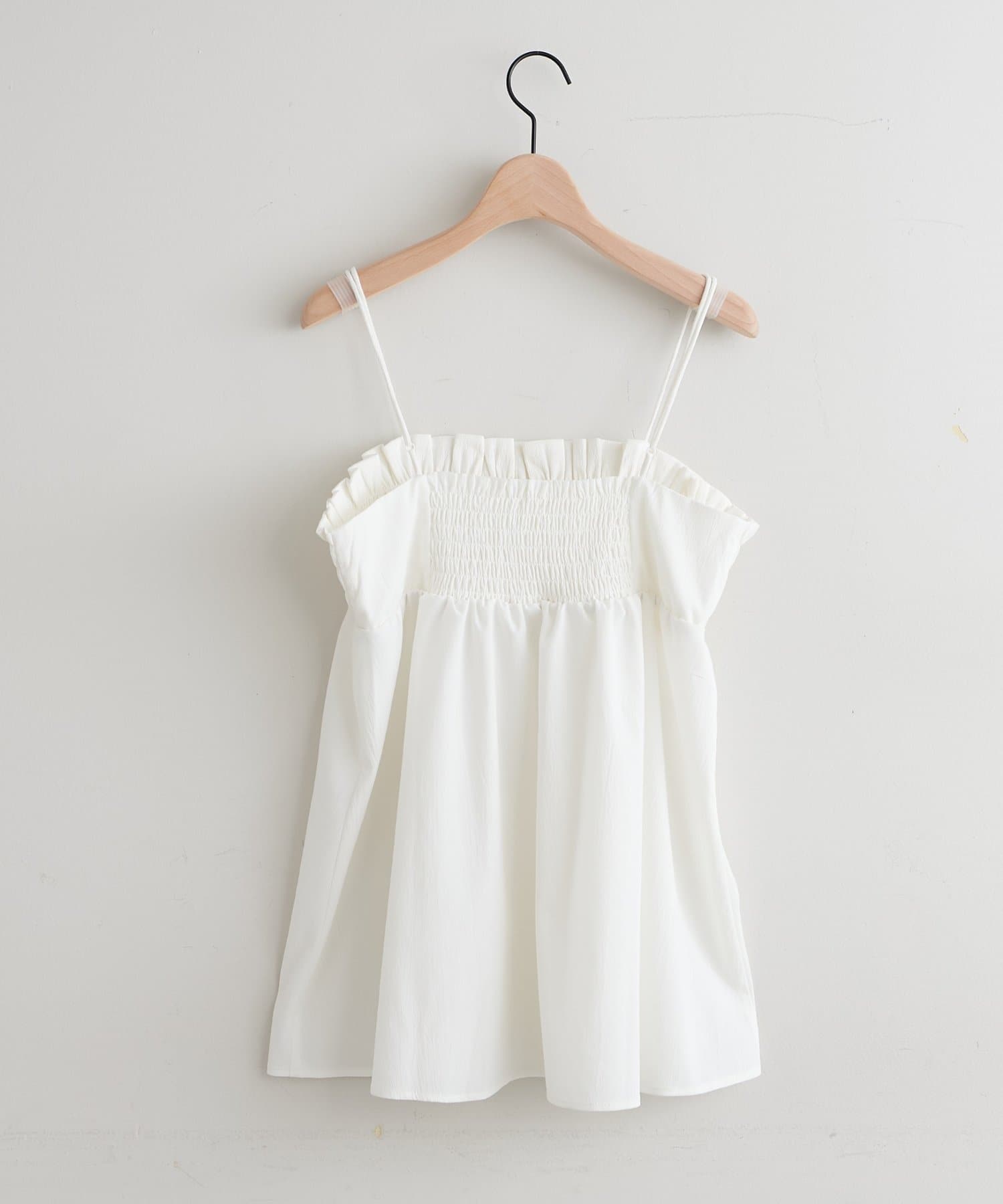 DISCOAT(ディスコート) 【SS先行予約/WEB限定】シャーリングキャミソール