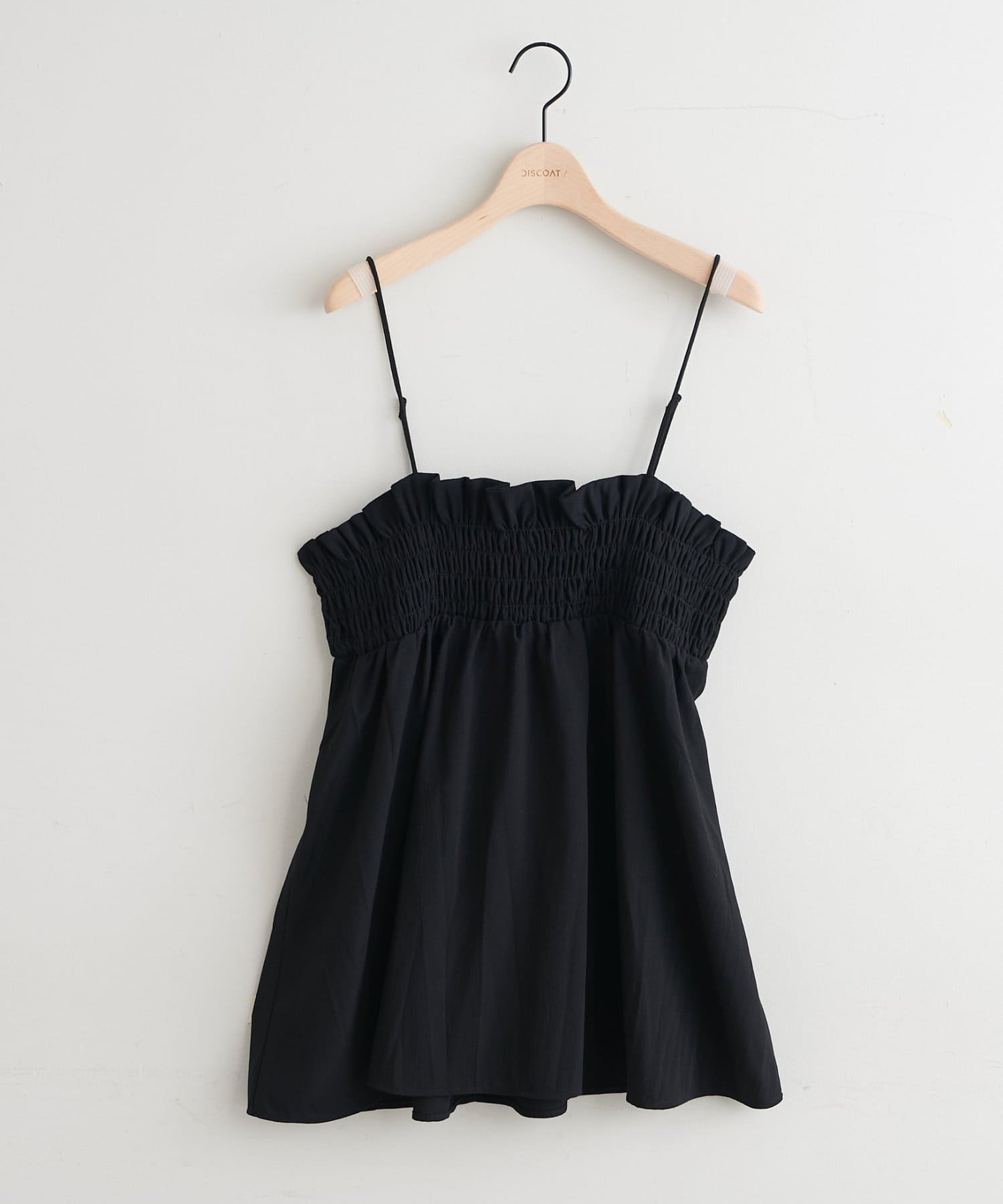 DISCOAT(ディスコート) 【SS先行予約/WEB限定】シャーリングキャミソール