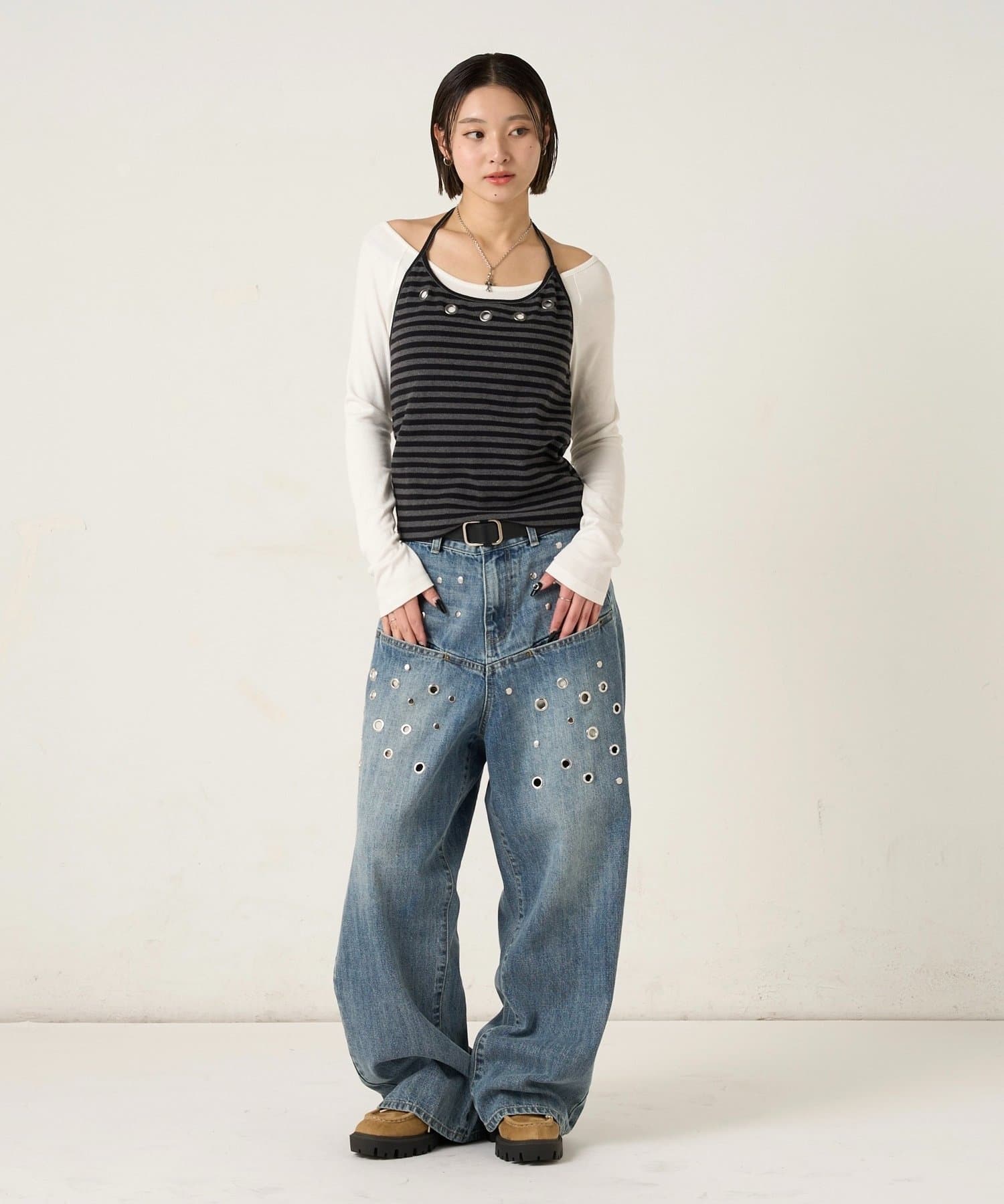 WHO’S WHO gallery(フーズフーギャラリー) EYELET SLAPOKE BLAST DENIM