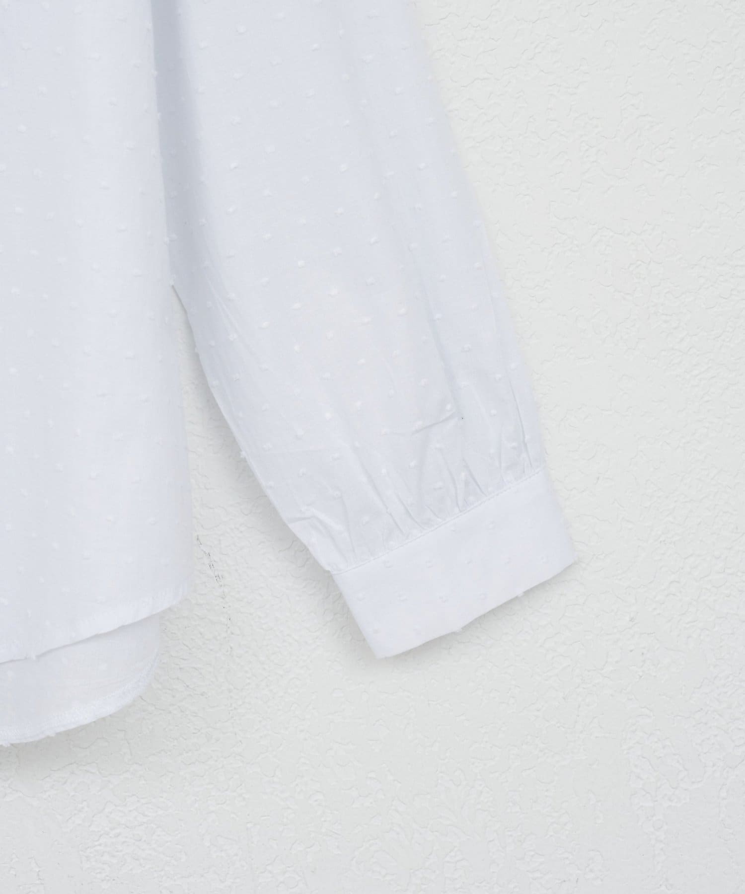 DISCOAT(ディスコート) 【umm.】ドビードットフードシャツ