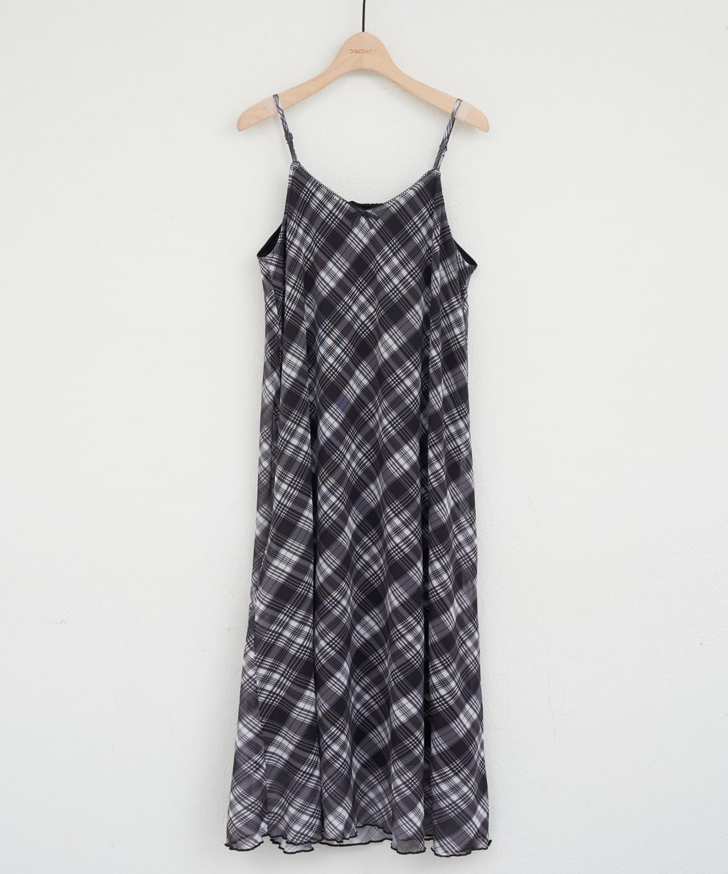 DISCOAT(ディスコート) 【umm.】ピコレースキャミワンピ