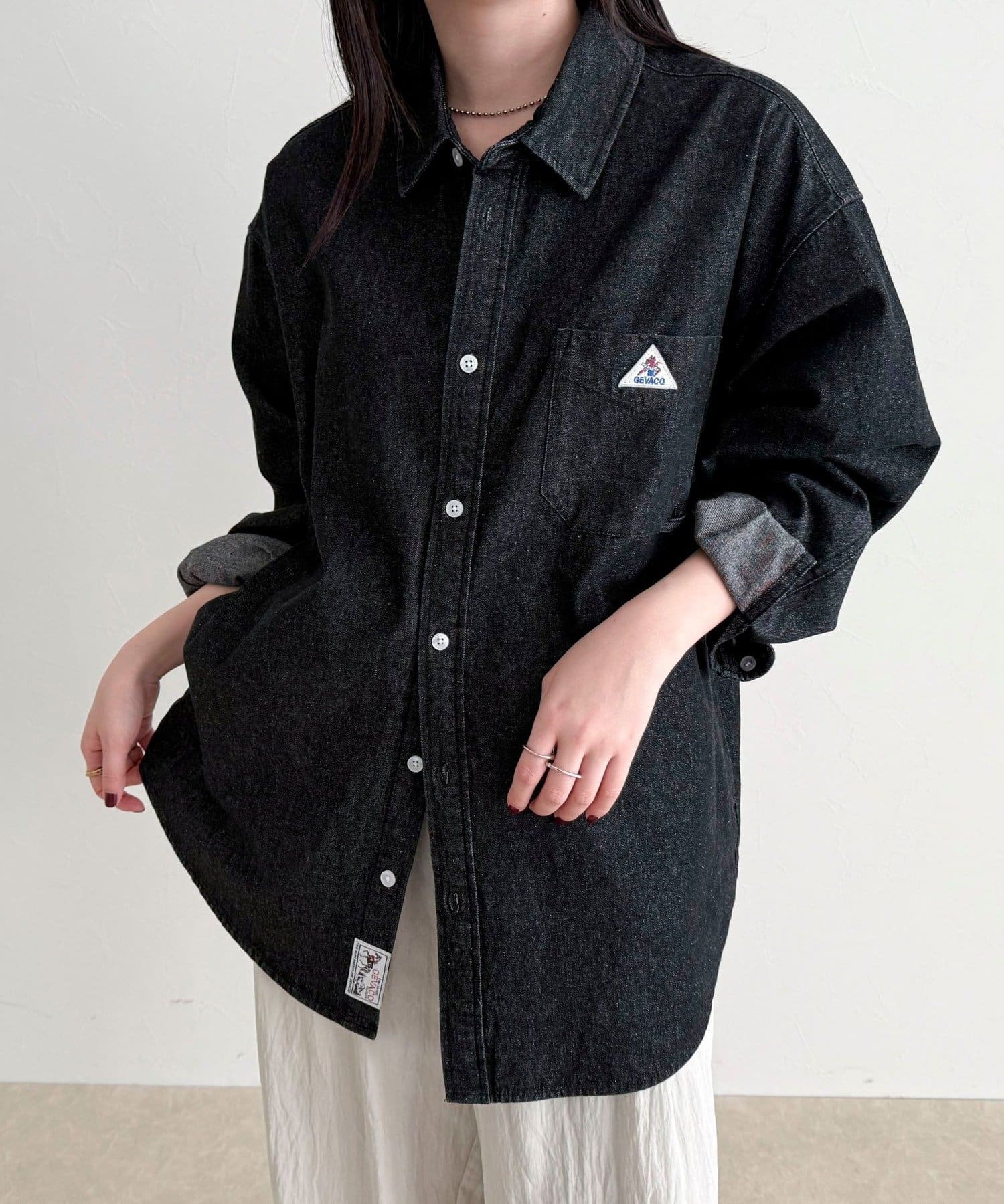 FREDY & GLOSTER(フレディ アンド グロスター) 【GEVACO/ゲバコ】ベーシックデニムシャツ