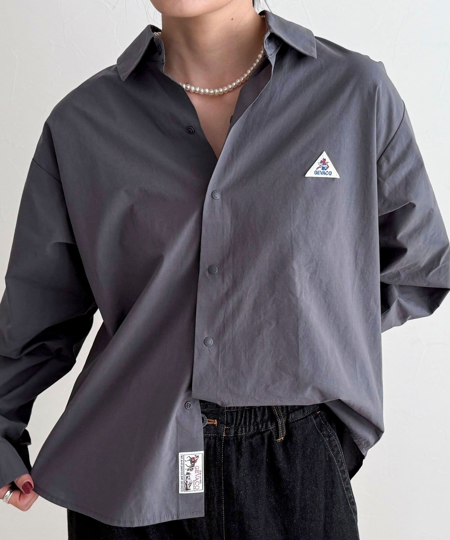 FREDY & GLOSTER(フレディ アンド グロスター) 【GEVACO/ゲバコ】別注ドットボタンシャツ