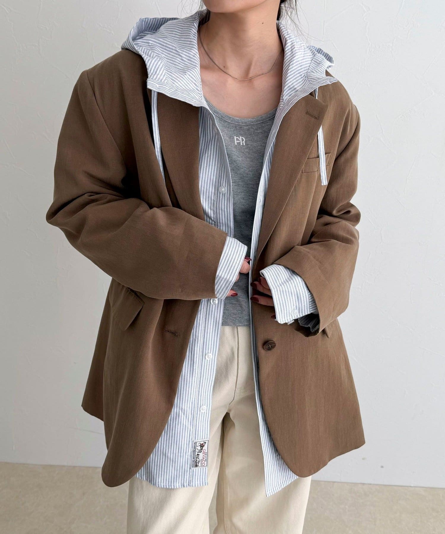 FREDY & GLOSTER(フレディ アンド グロスター) 【GEVACO/ゲバコ】フーディシャツ