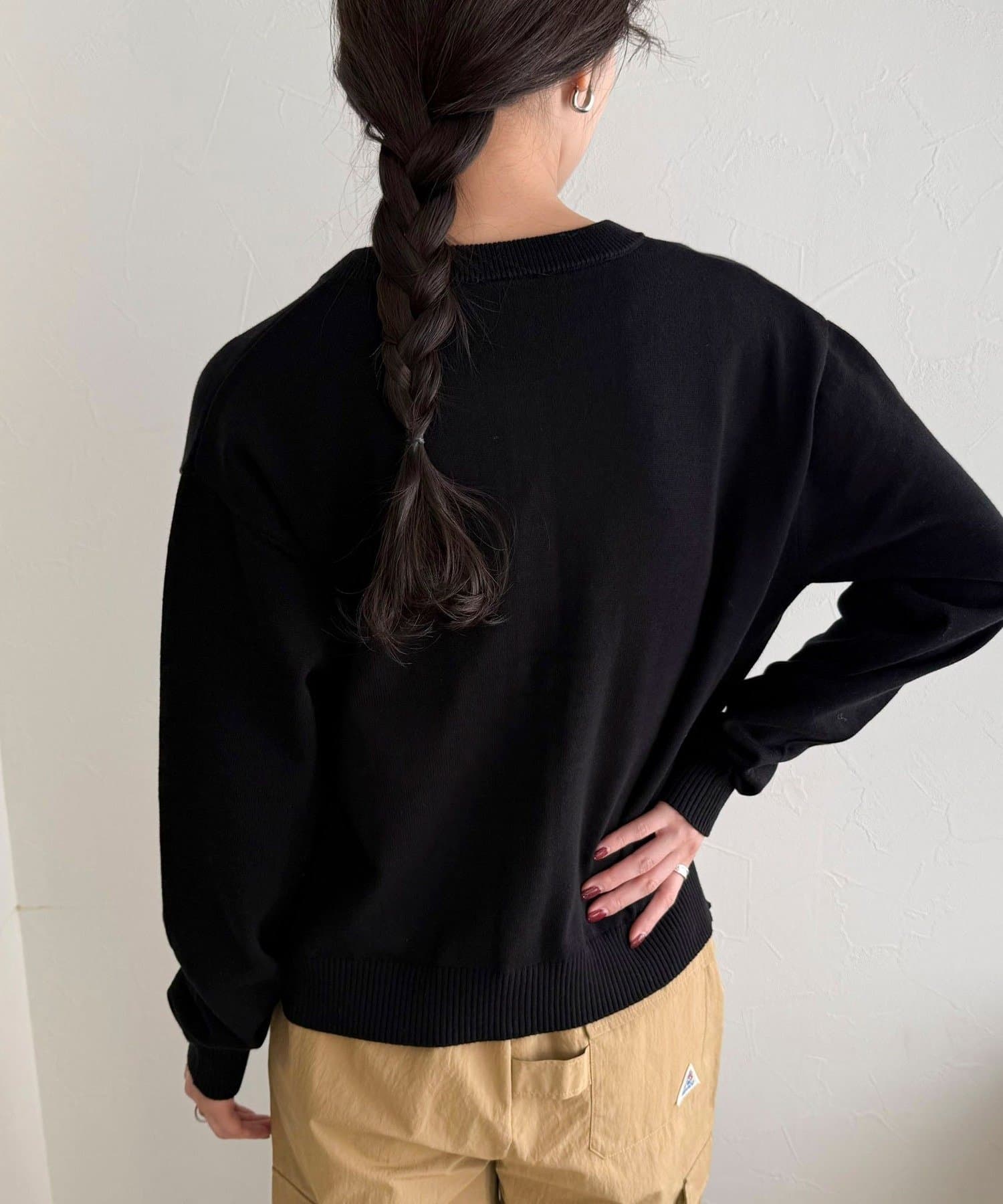 FREDY & GLOSTER(フレディ アンド グロスター) 【GEVACO/ゲバコ】別注コットンラウンドネックカーデ