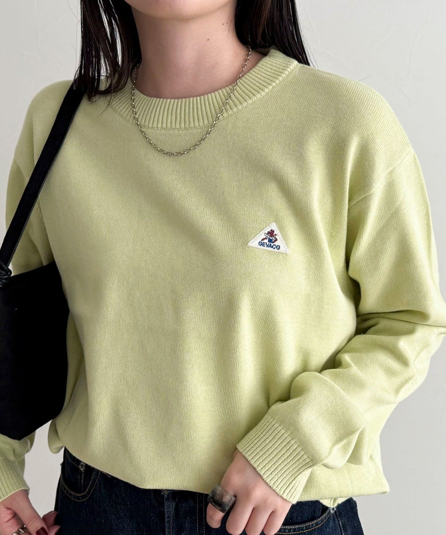 FREDY & GLOSTER(フレディ アンド グロスター) 【GEVACO/ゲバコ】コットンラウンドネックプルオーバー
