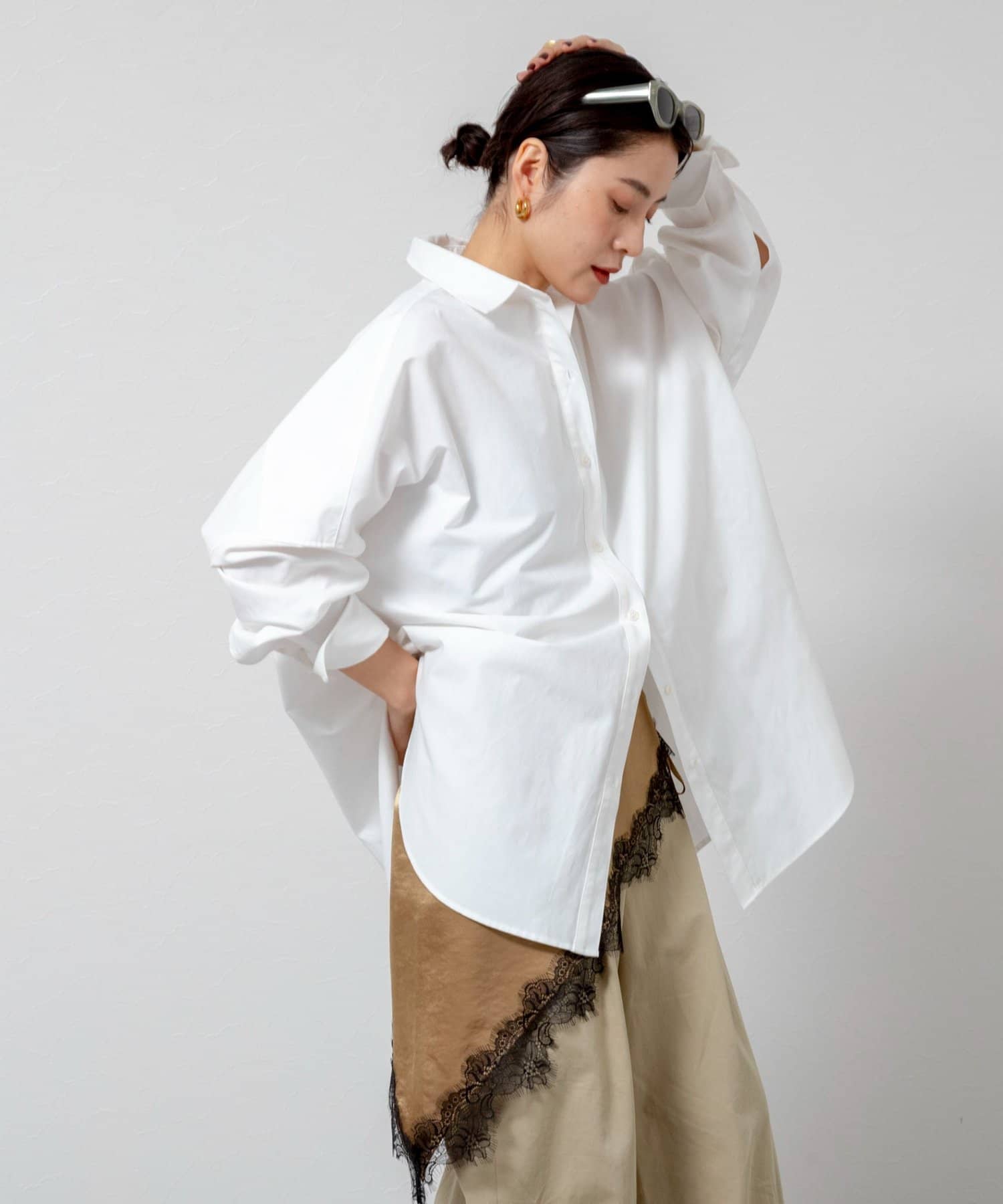 NOLLEY'S(ノーリーズ) 【MAQWEL/マクウェル】ウォッシャブルオックスシャツ