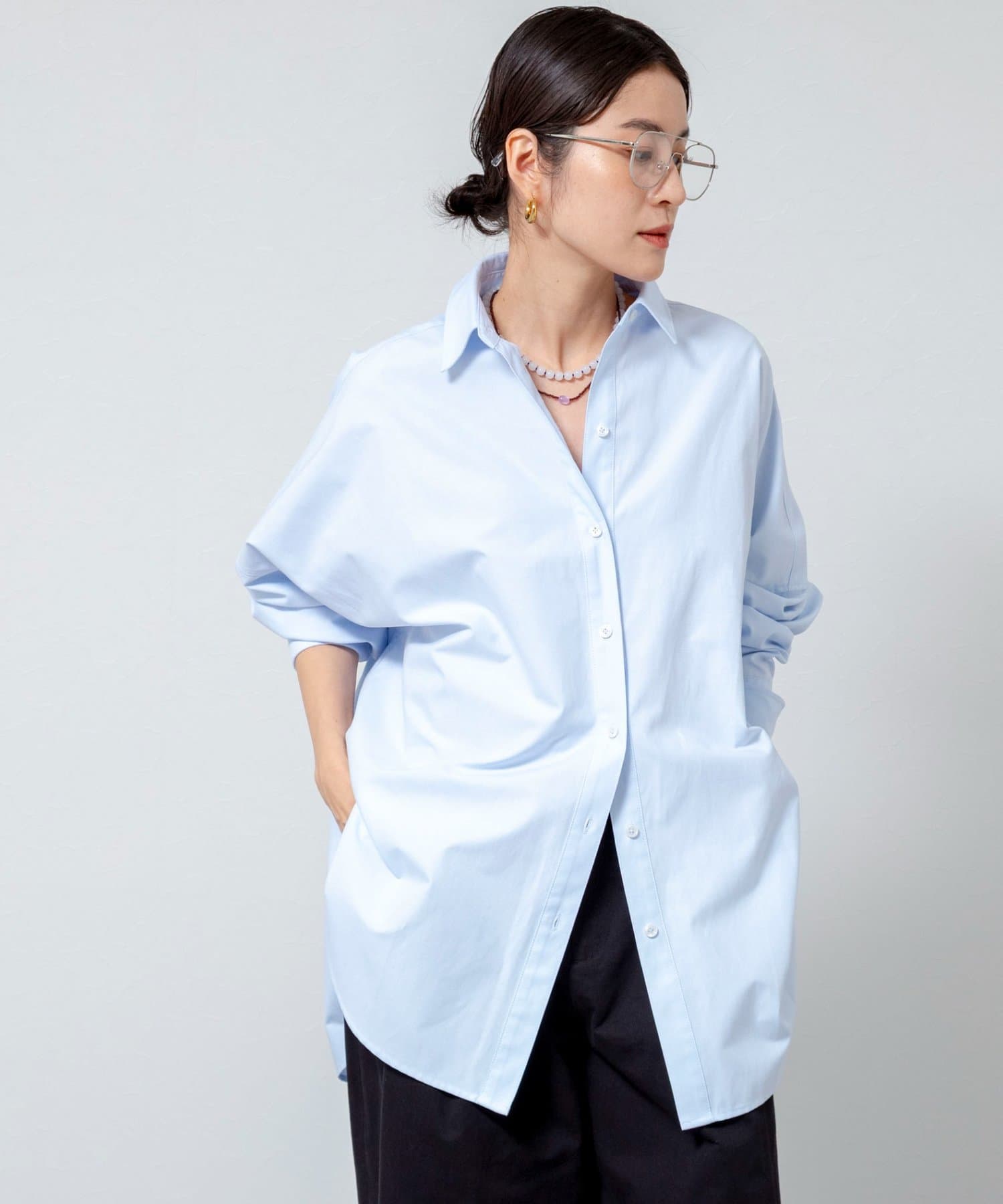 NOLLEY'S(ノーリーズ) 【MAQWEL/マクウェル】ウォッシャブルオックスシャツ