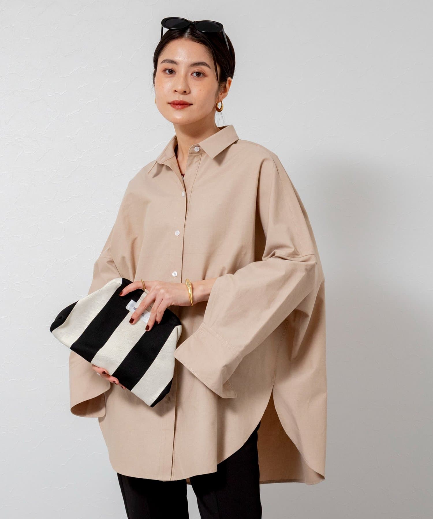 NOLLEY'S(ノーリーズ) 【MAQWEL/マクウェル】ウォッシャブルオックスシャツ