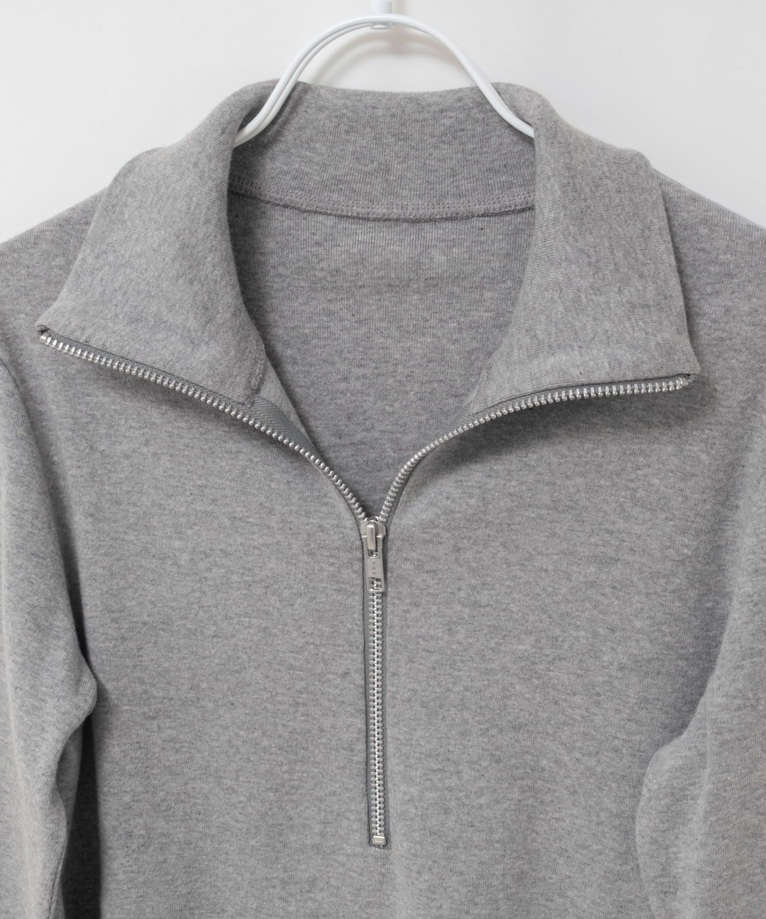 NOLLEY'S(ノーリーズ) 【MAQWEL/マクウェル】COTTON RIBハーフジッププルオーバー