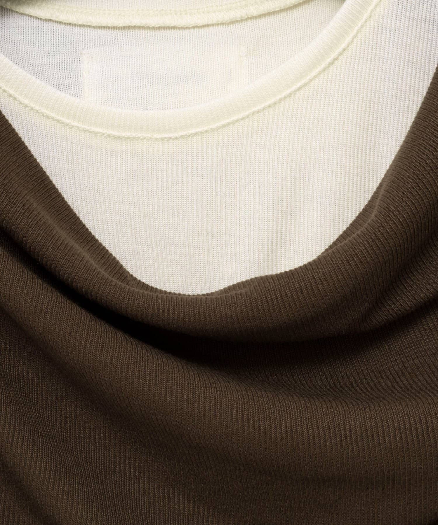 NOLLEY'S(ノーリーズ) 【MAQWEL/マクウェル】ウォッシャブルレイヤードドレープロンＴ