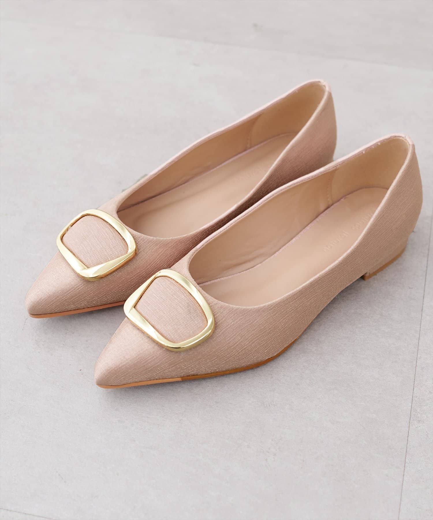 natural couture(ナチュラルクチュール) バックルポイントパンプス