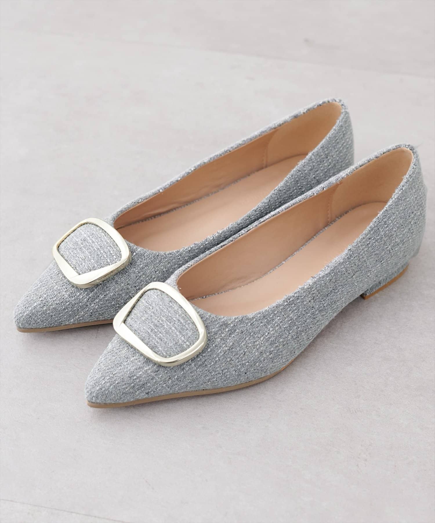 natural couture(ナチュラルクチュール) バックルポイントパンプス