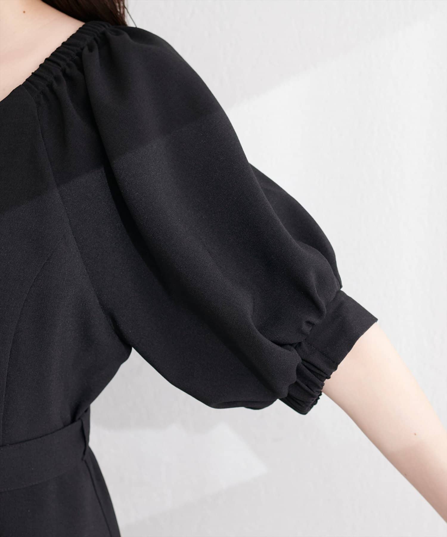 natural couture(ナチュラルクチュール) フロントボタンベルト付きワンピース