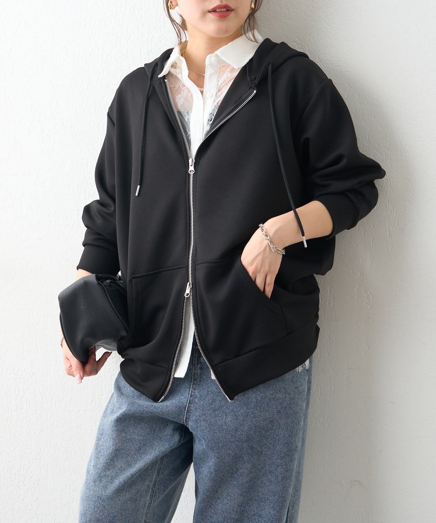 Remind me and forever(リマインドミーアンドフォーエバー) 【スズキPICKUP】【SETUP対応アイテム】Wジップパーカー