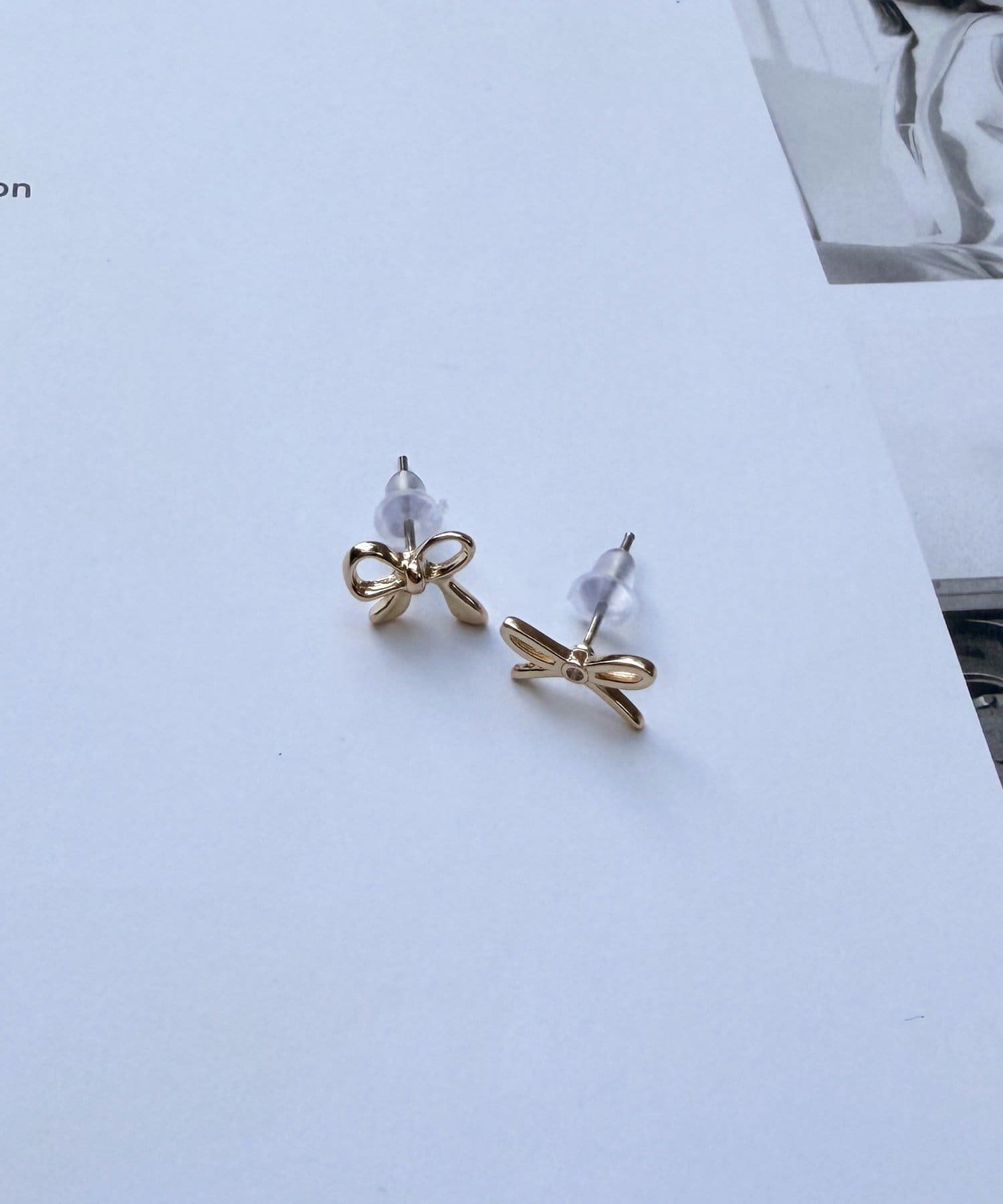 Lattice(ラティス) リボンピアスセット(4P)