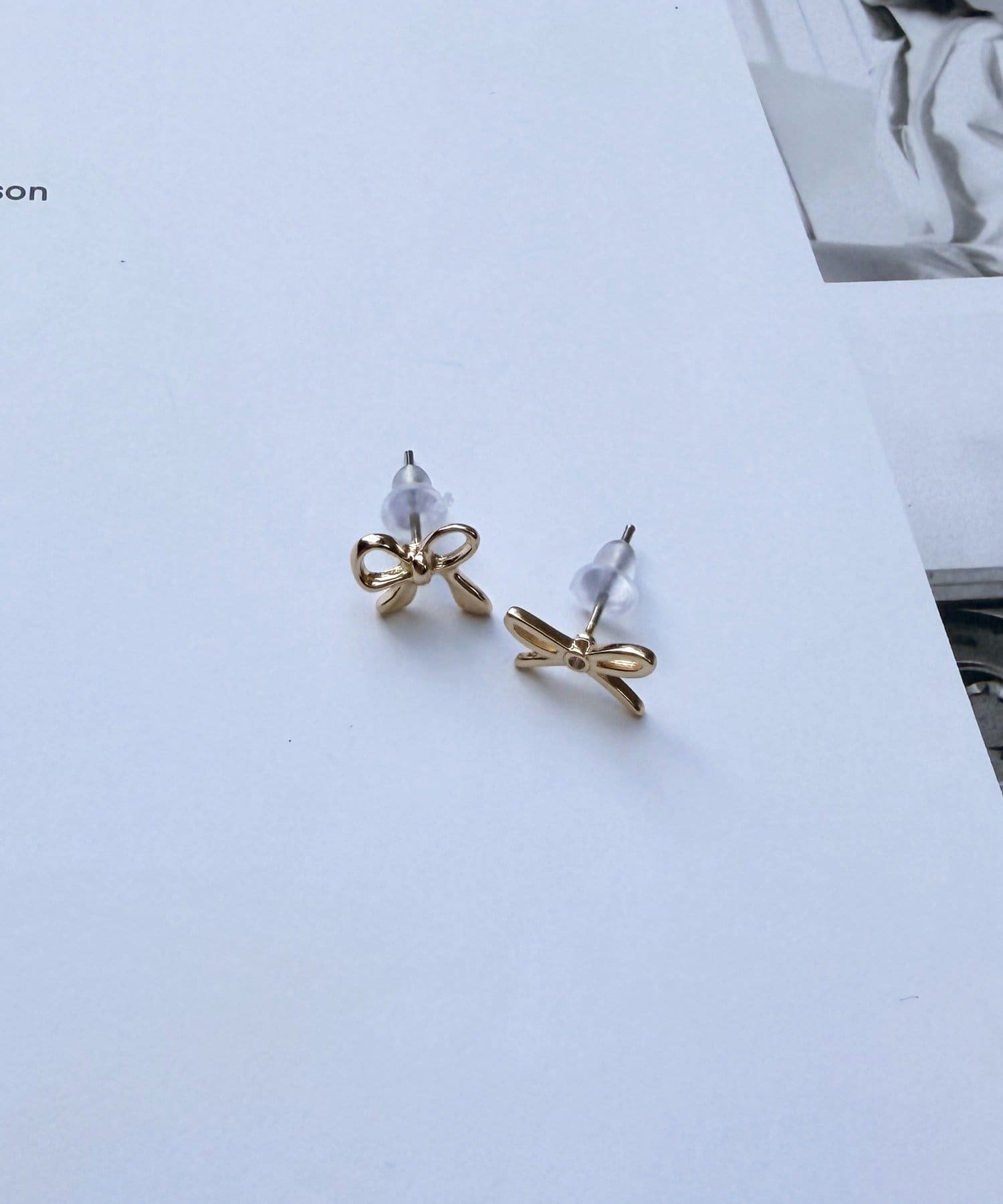 Lattice(ラティス) リボンピアスセット(4P)