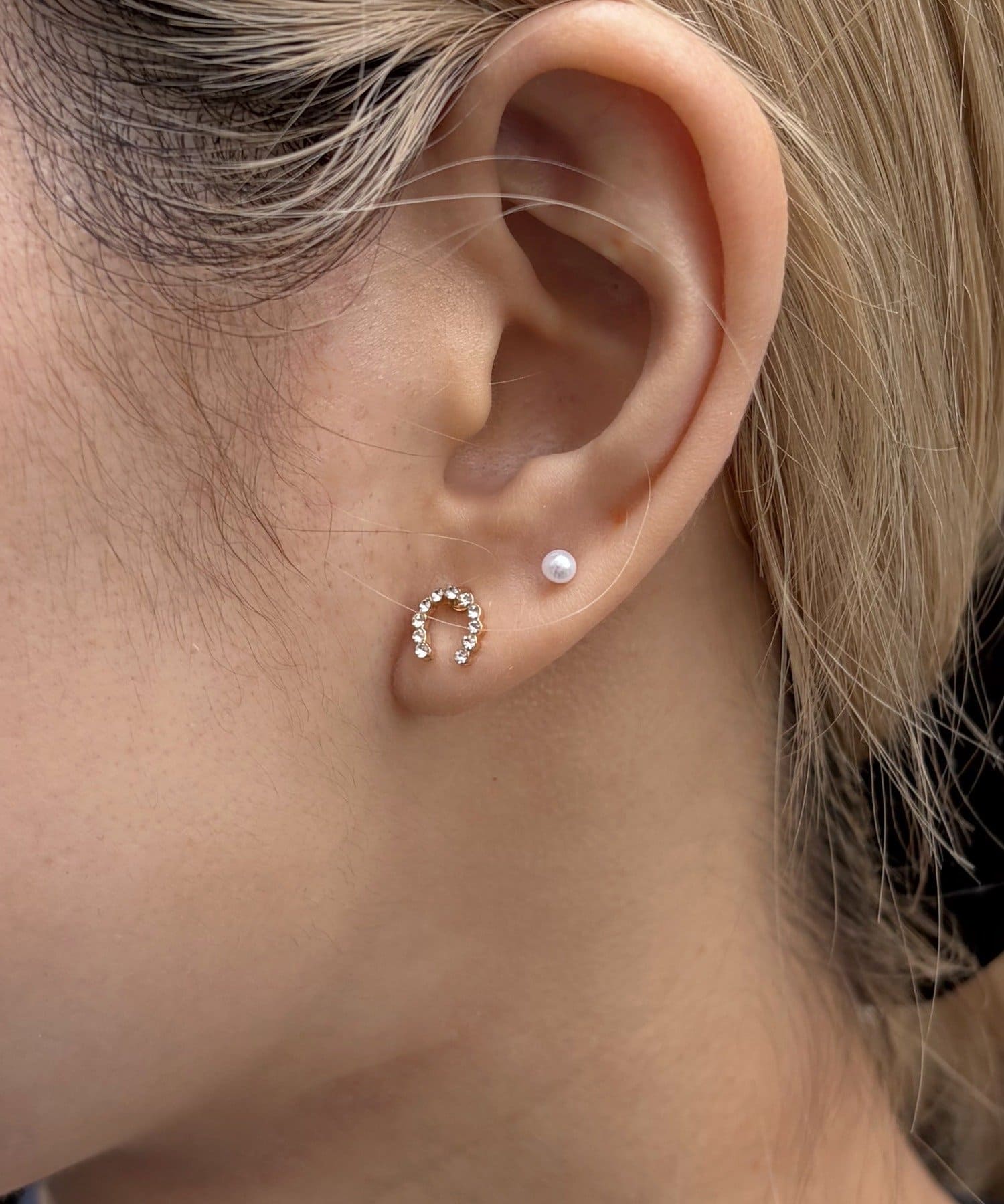 Lattice(ラティス) ストーンピアスセット(4P)