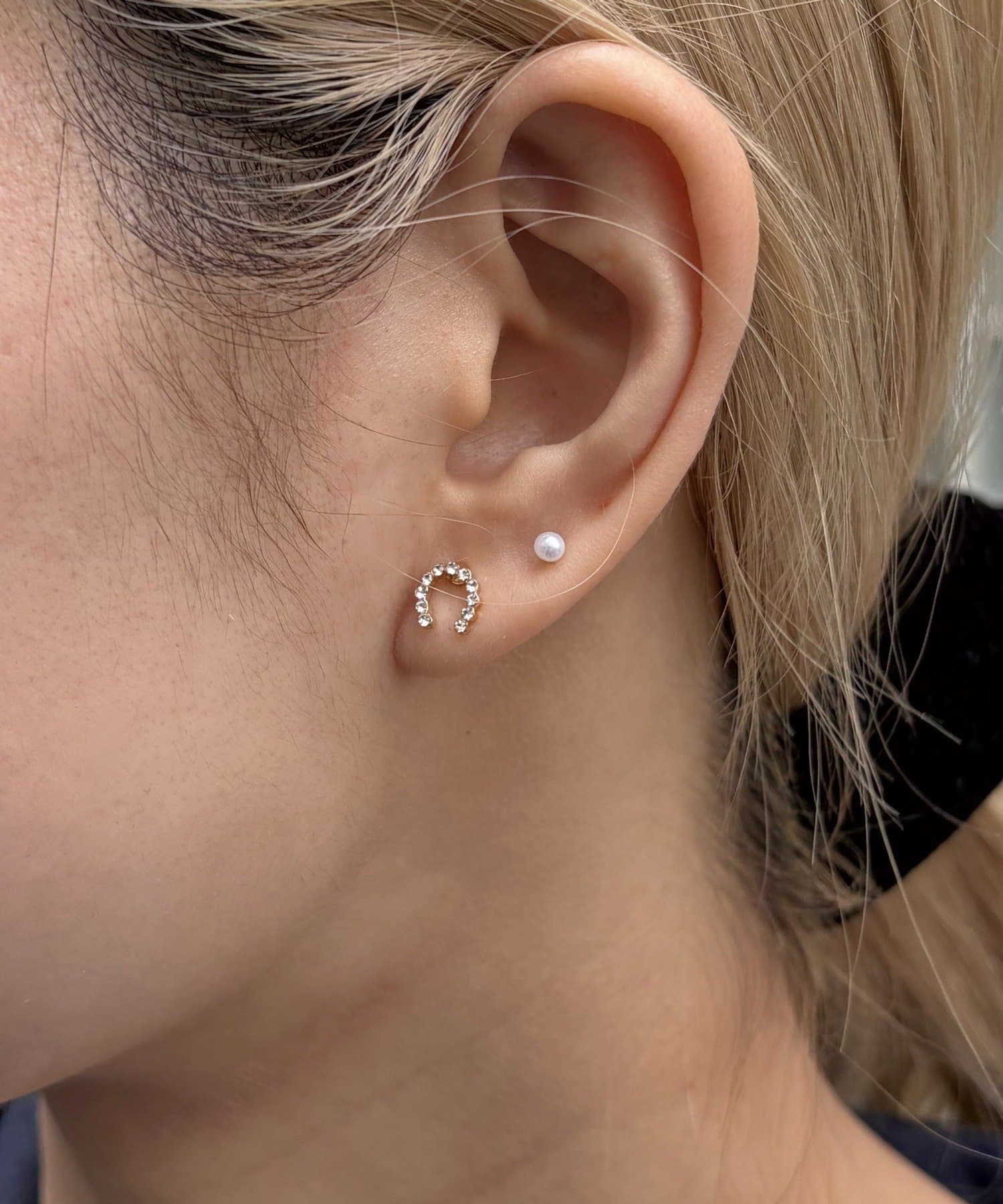 Lattice(ラティス) ストーンピアスセット(4P)