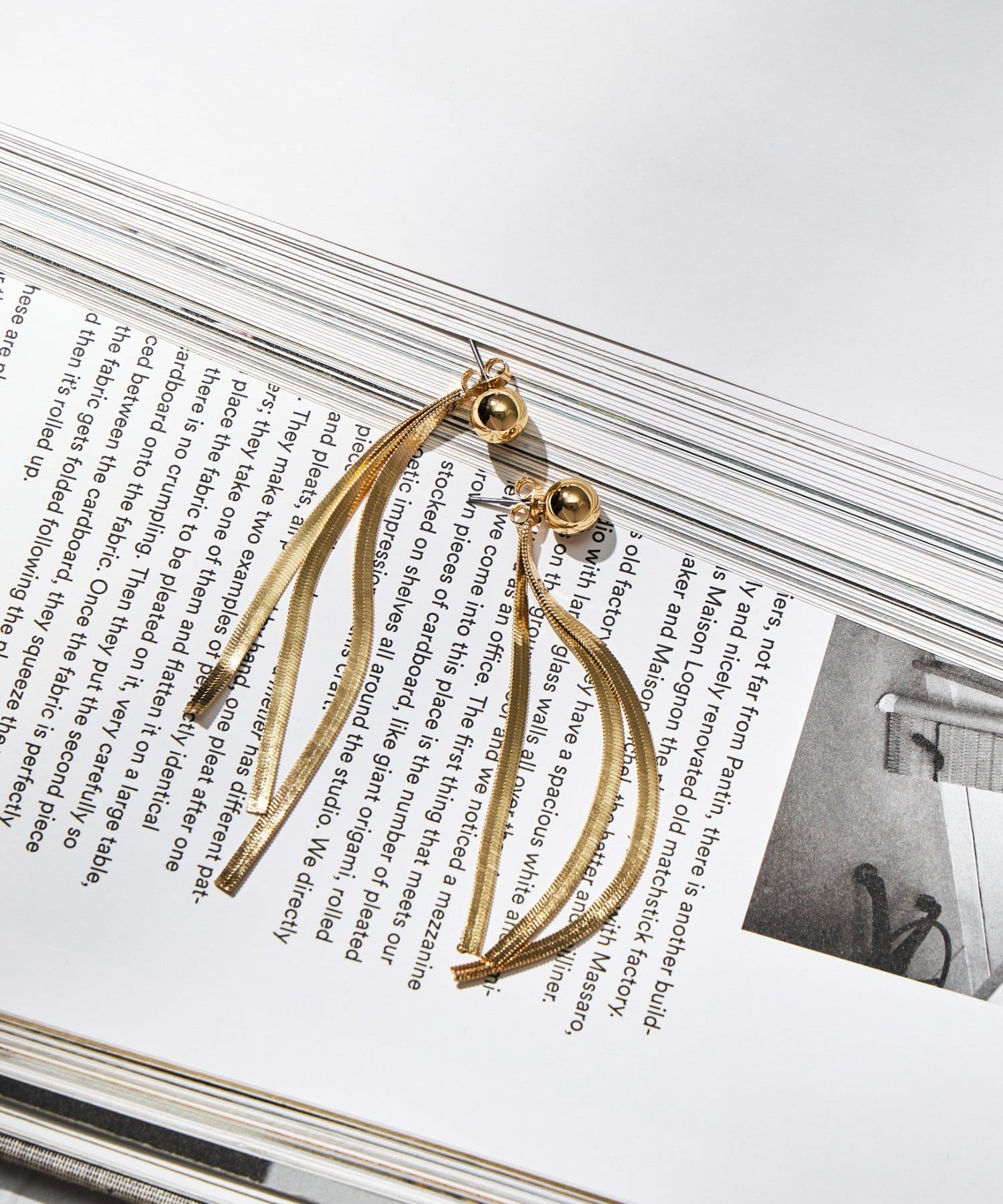 Lattice(ラティス) 【LesSignes】メタルロングピアス