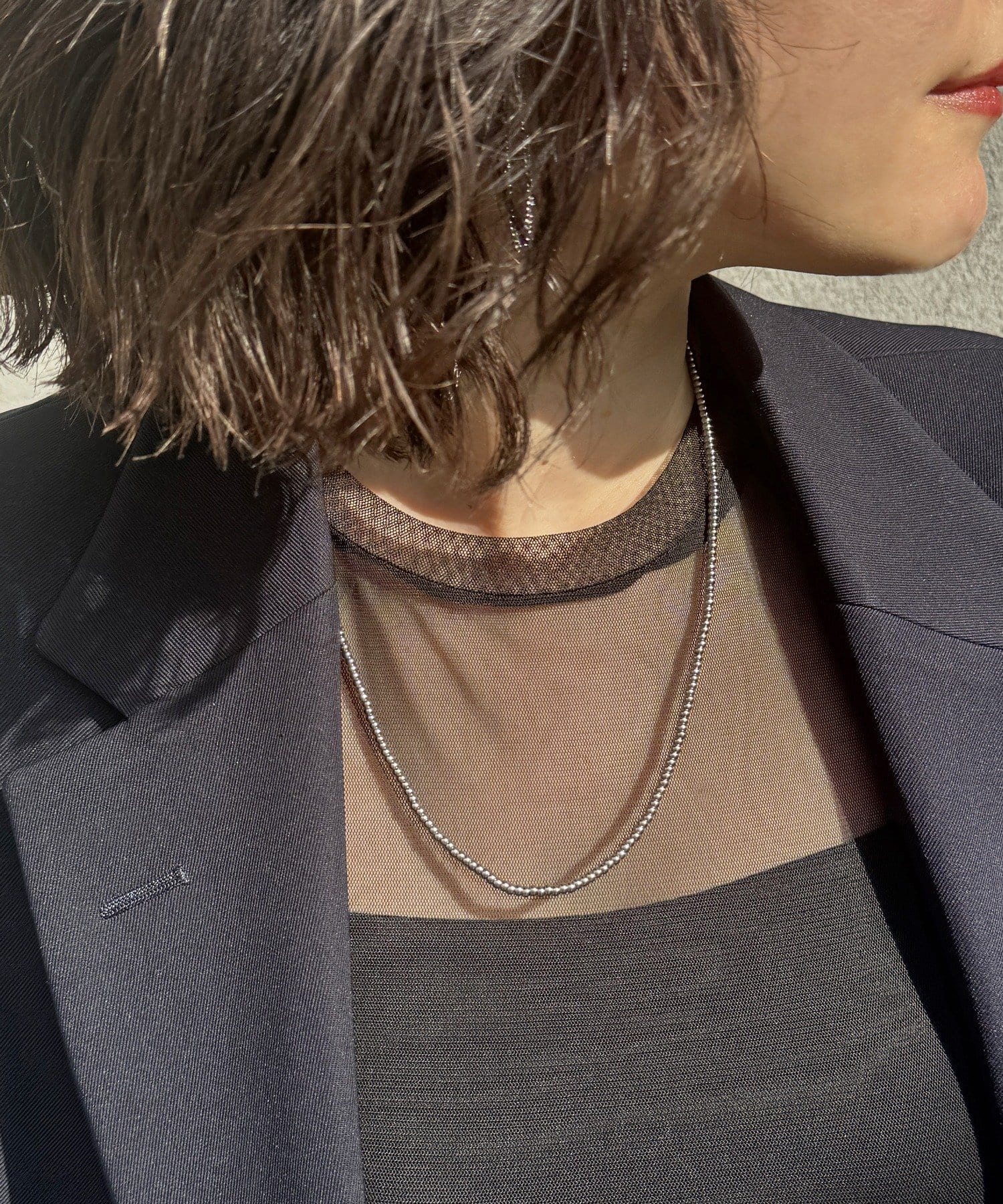 Lattice(ラティス) 【LesSignes】ステンレスネックレス