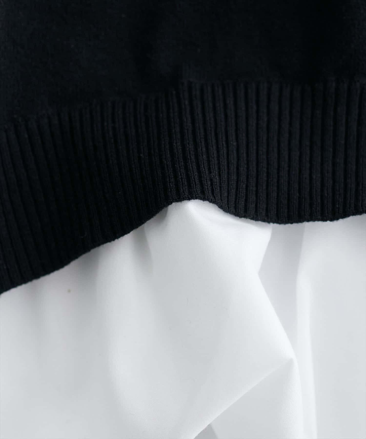 natural couture(ナチュラルクチュール) バルーンドッキングニット