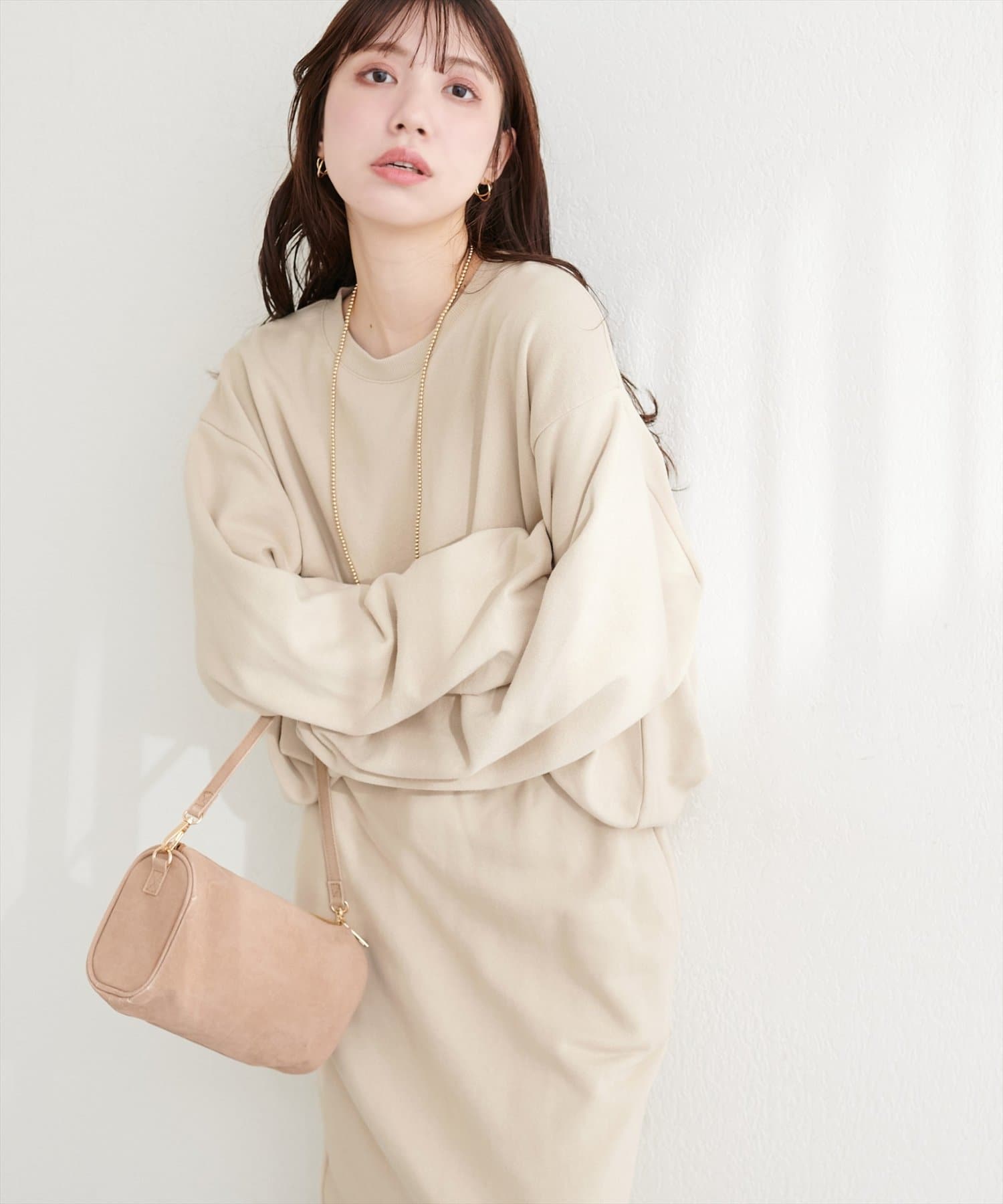 natural couture(ナチュラルクチュール) バルーンシルエットプルオーバー