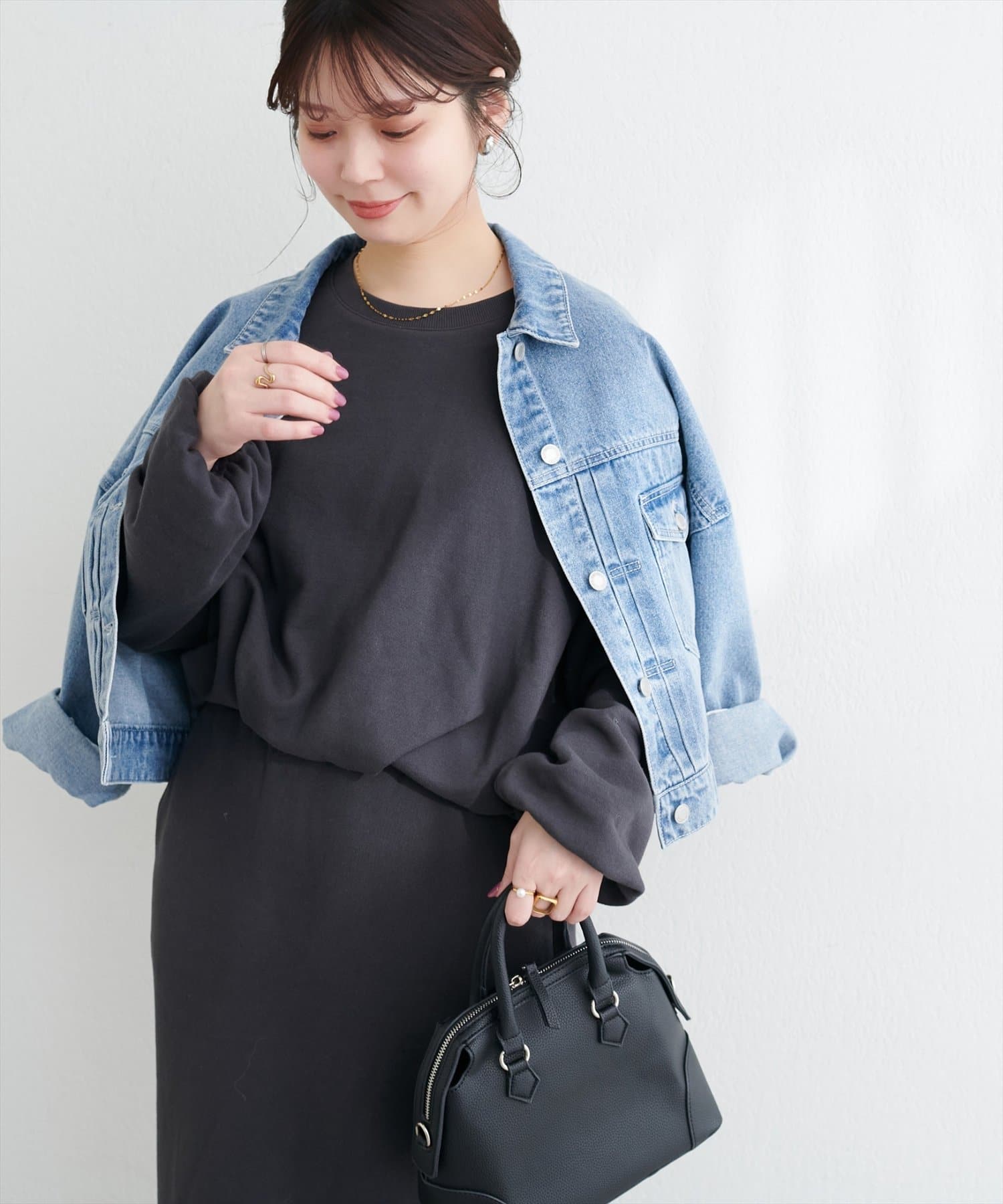 natural couture(ナチュラルクチュール) バルーンシルエットプルオーバー