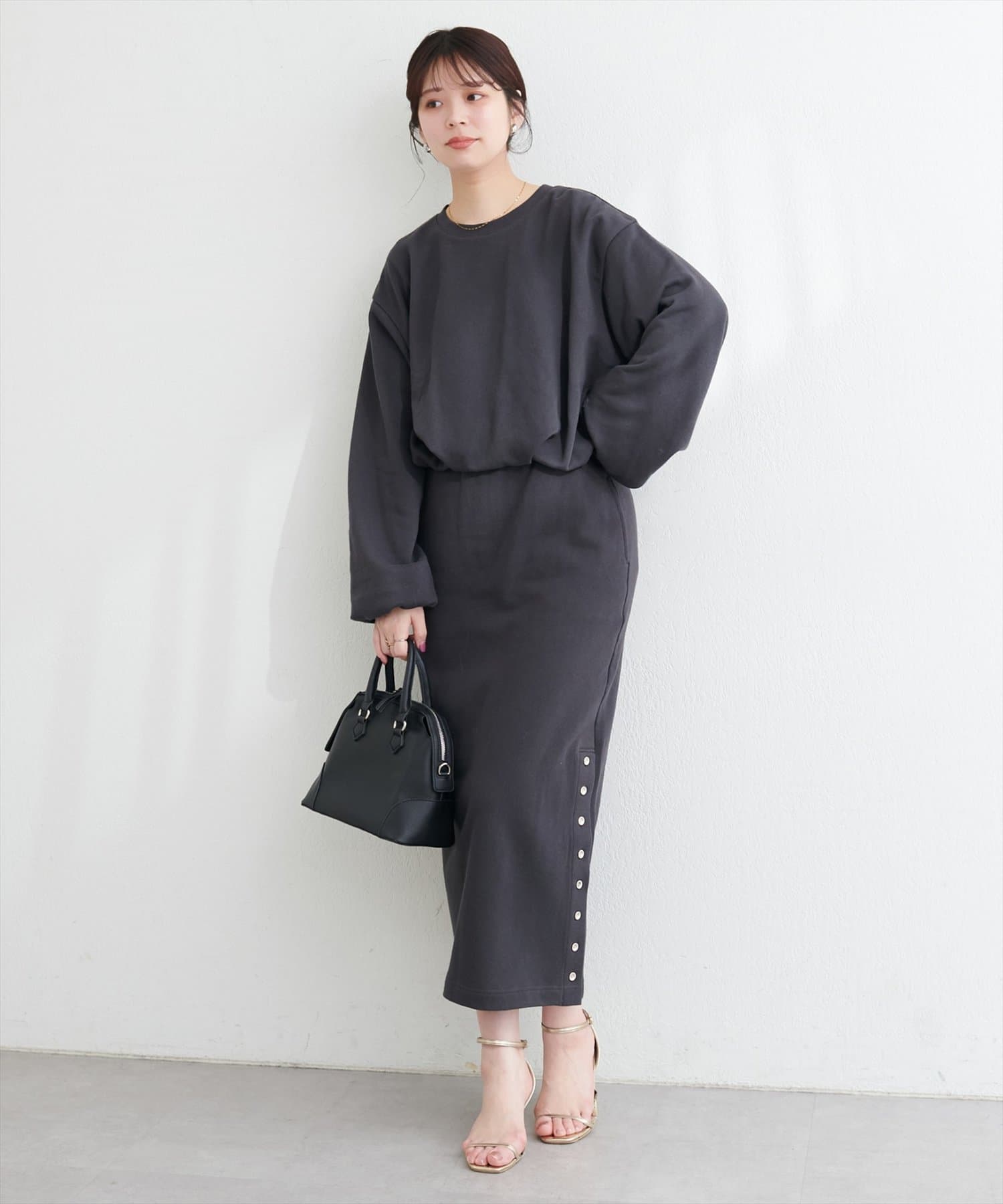 natural couture(ナチュラルクチュール) バルーンシルエットプルオーバー