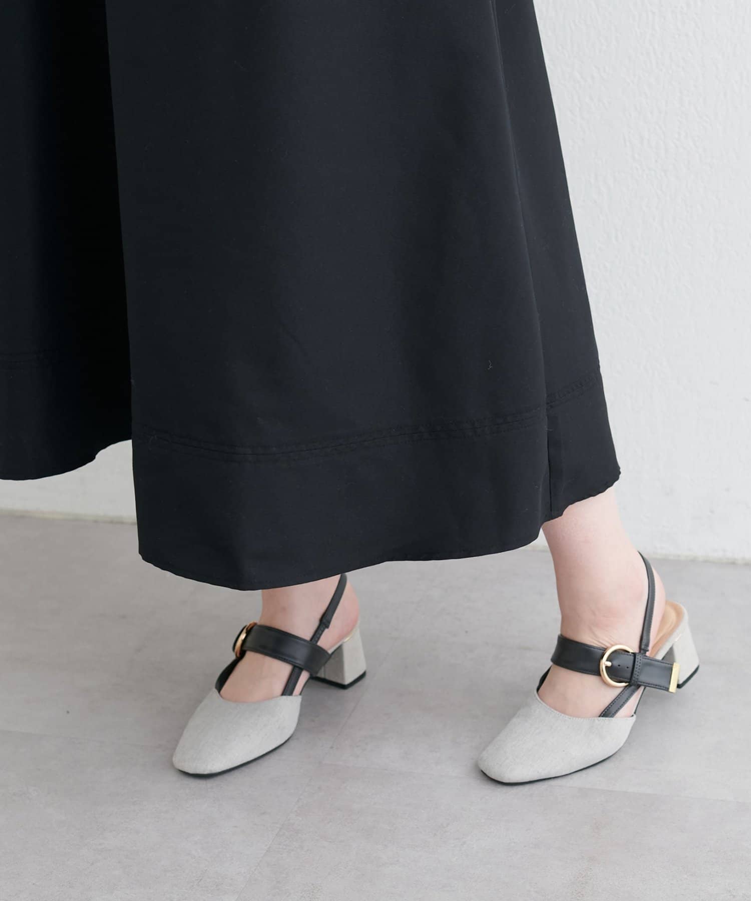 natural couture(ナチュラルクチュール) リボン付きカシュクールワンピース