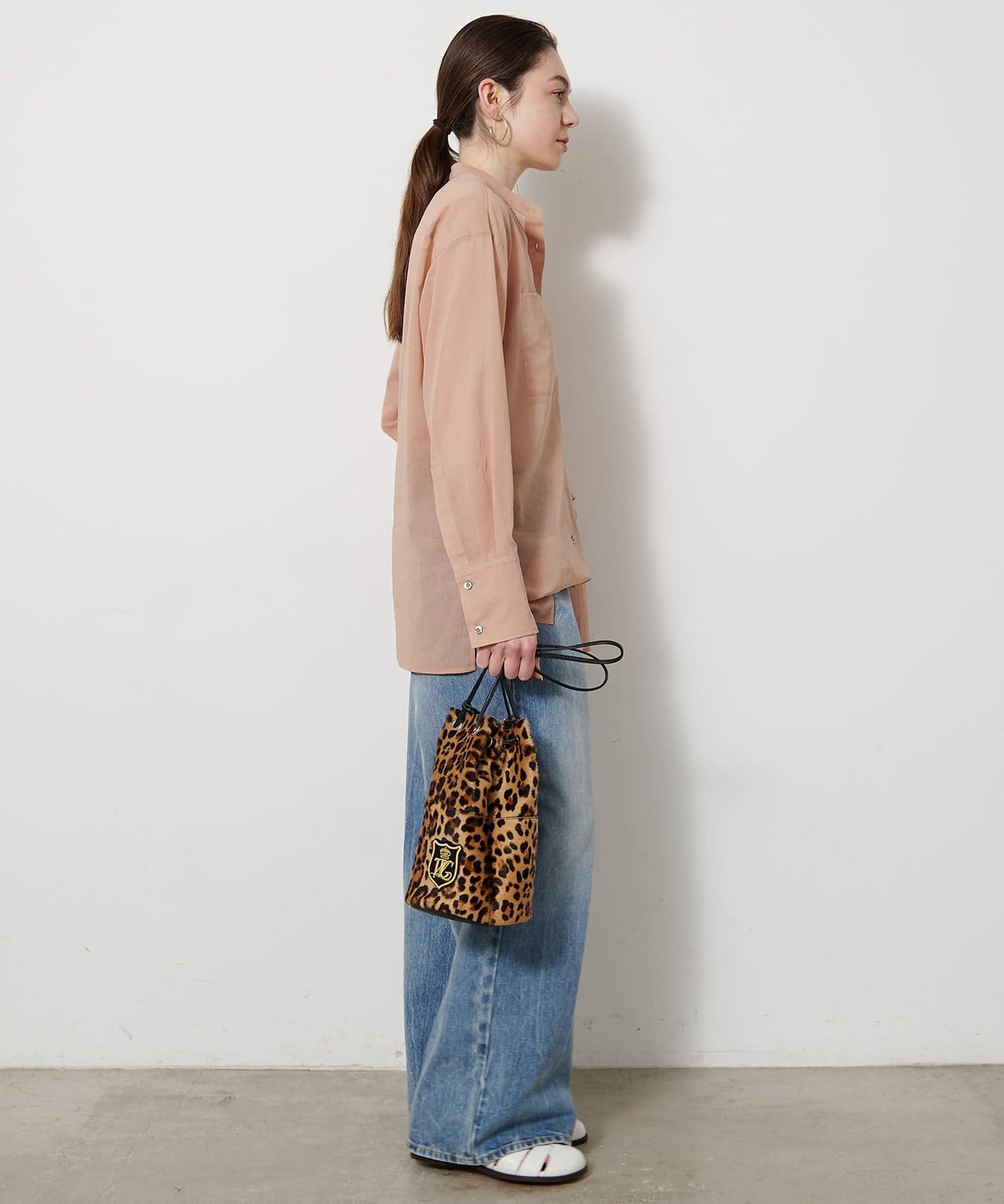 Whim Gazette(ウィム ガゼット) オーガンジーシャツ