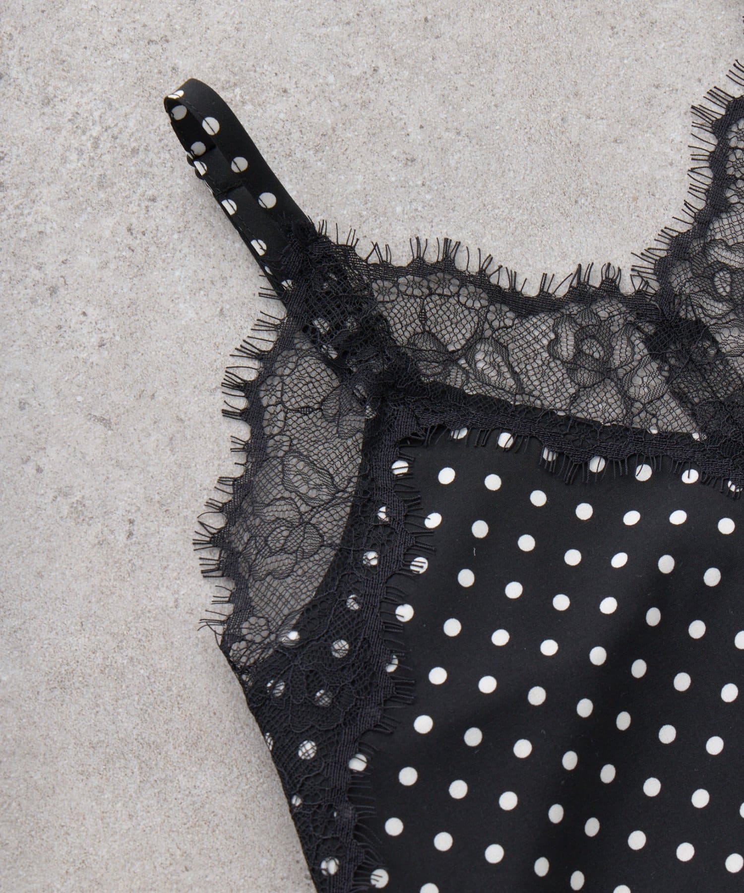 CIAOPANIC TYPY(チャオパニックティピー) 【KIDS】ランジェリーレースドットキャミチュニック《ジュニアサイズあり》