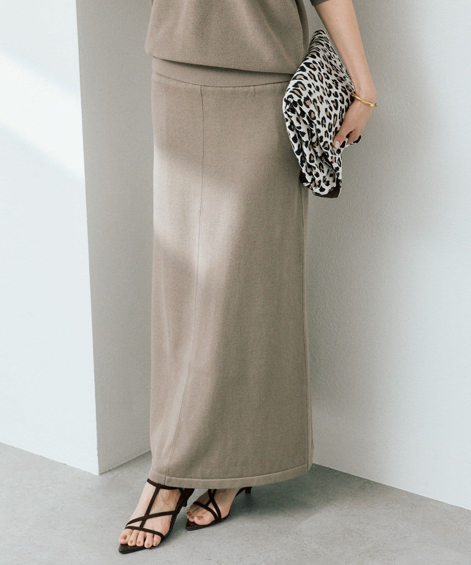 RIVE DROITE(リヴドロワ) 【セットアップ可】ギマコットンセミマーメイドスカート