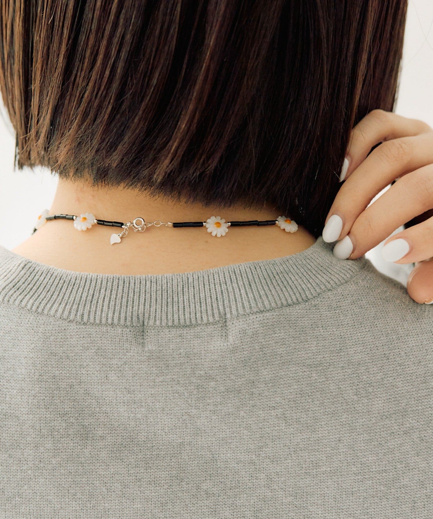 ear PAPILLONNER(イア パピヨネ) 《スターリングシルバー使用/WEB＆一部店舗限定》マーガレットネックレス