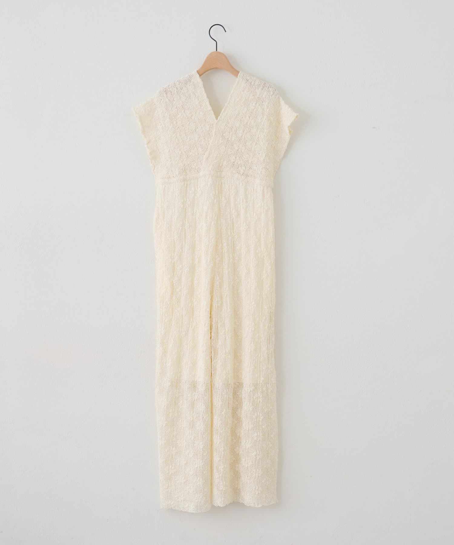 DISCOAT(ディスコート) 花柄ジャガードサロペット