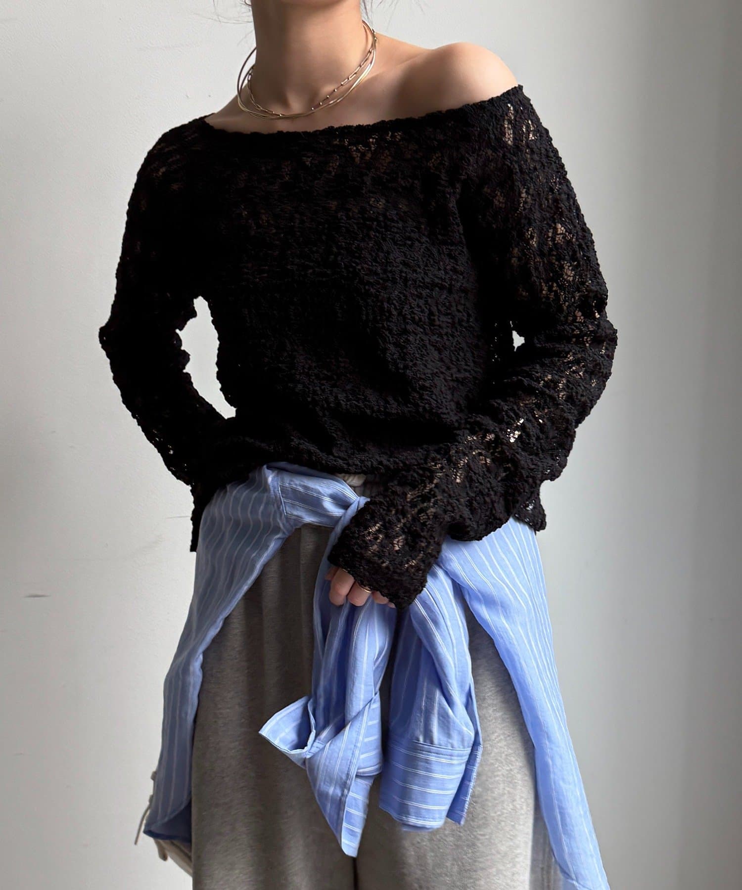 DOUDOU(ドゥドゥ) レースオフショル