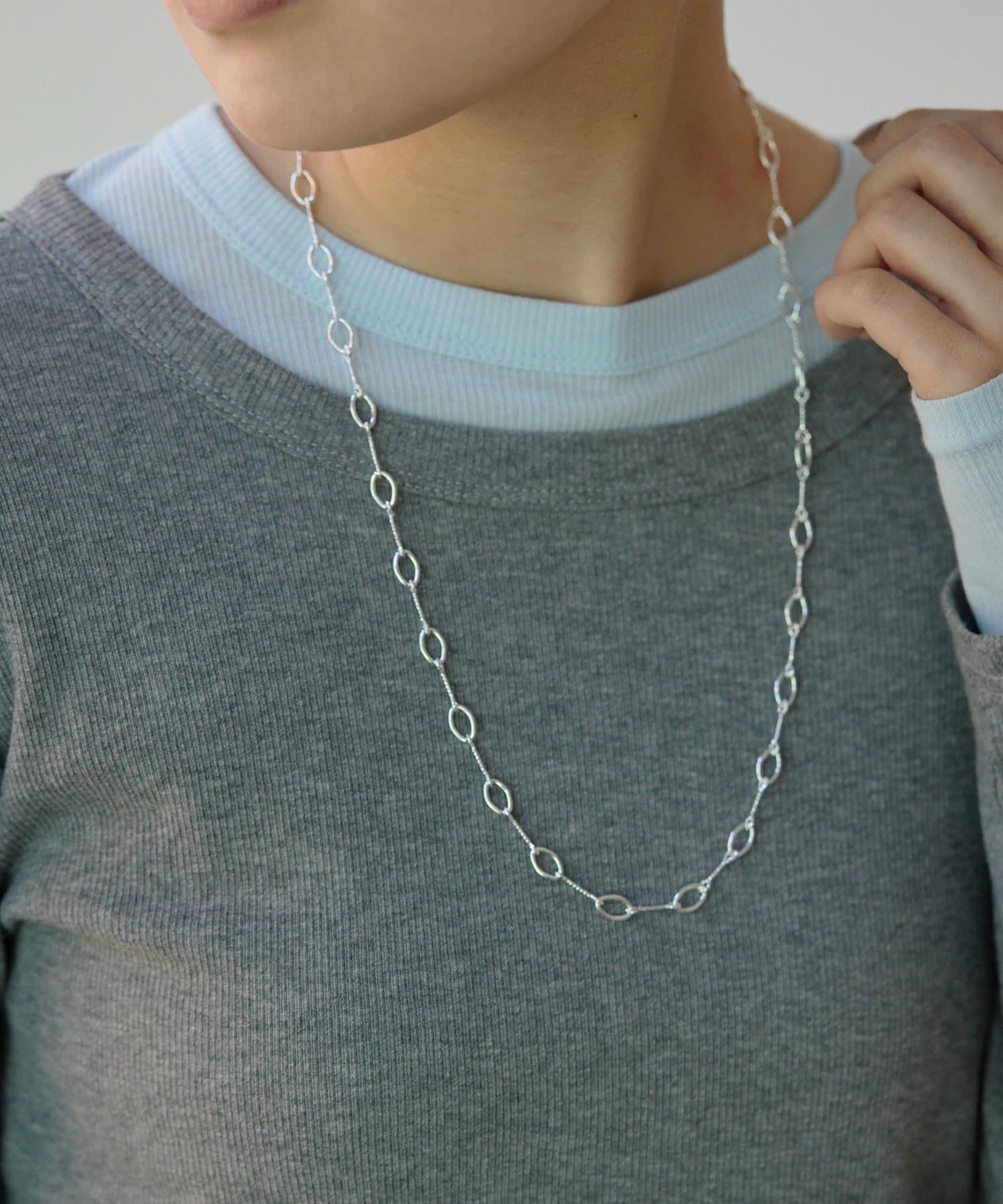 ear PAPILLONNER(イア パピヨネ) Dチェーンミディアムネックレス