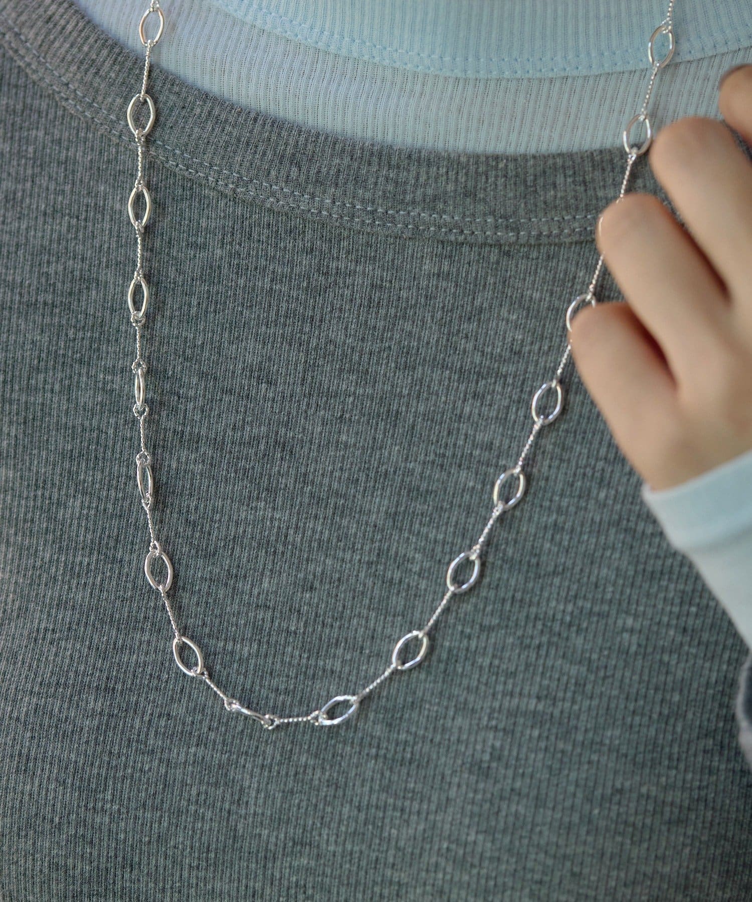 ear PAPILLONNER(イア パピヨネ) Dチェーンミディアムネックレス