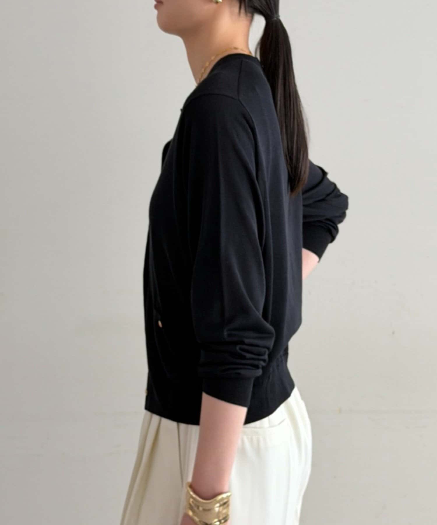 LOUNGEDRESS(ラウンジドレス) シルクニットカーデ