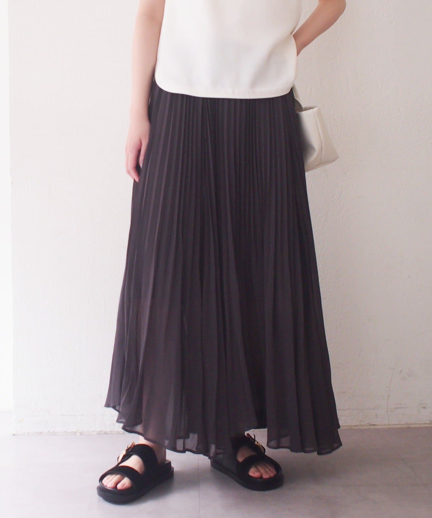 LOUNGEDRESS(ラウンジドレス) シアープリーツスカート