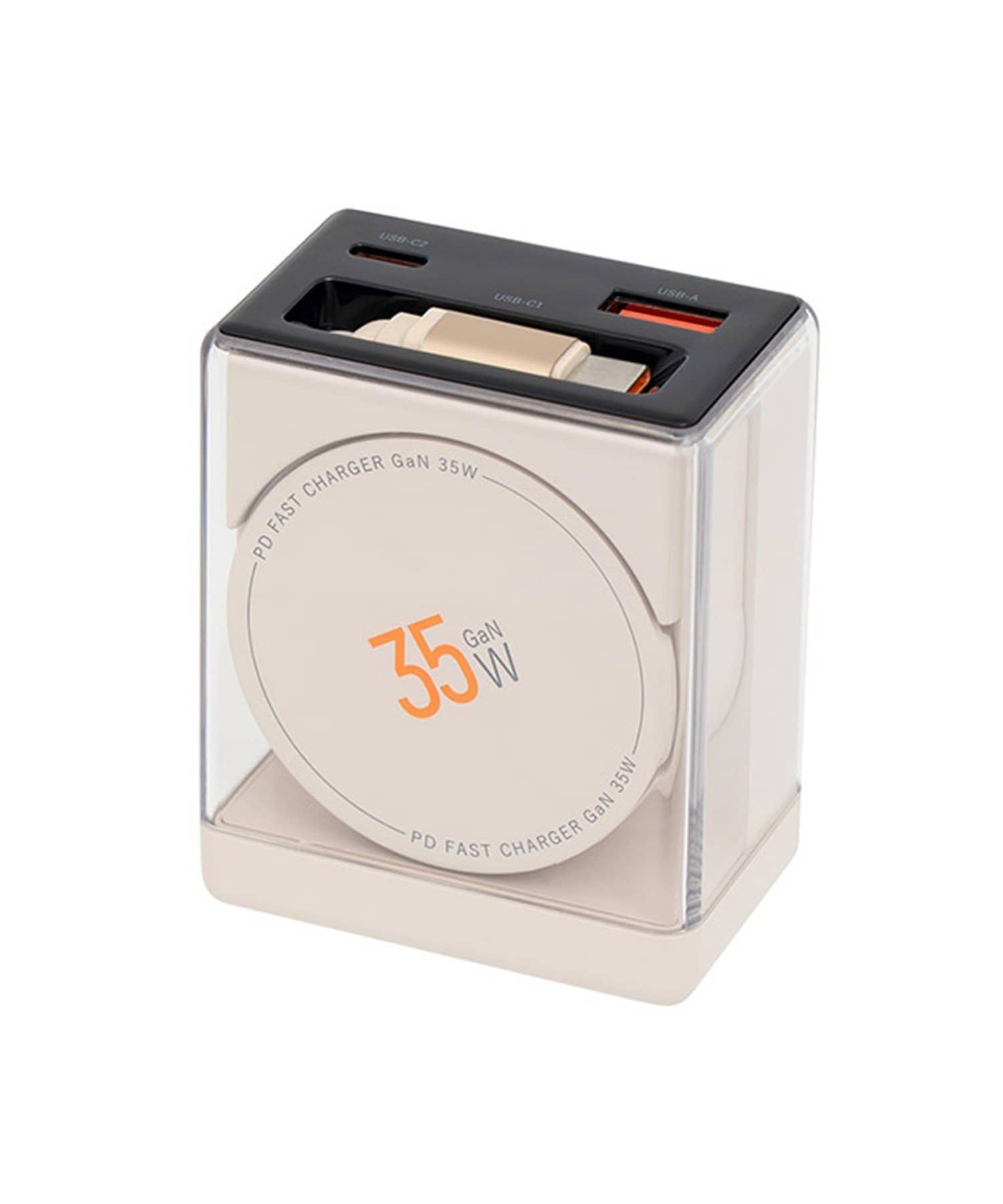 BIRTHDAY BAR(バースデイバー) USB急速充電器 USB PD（パワーデリバリー）対応 35W コード巻