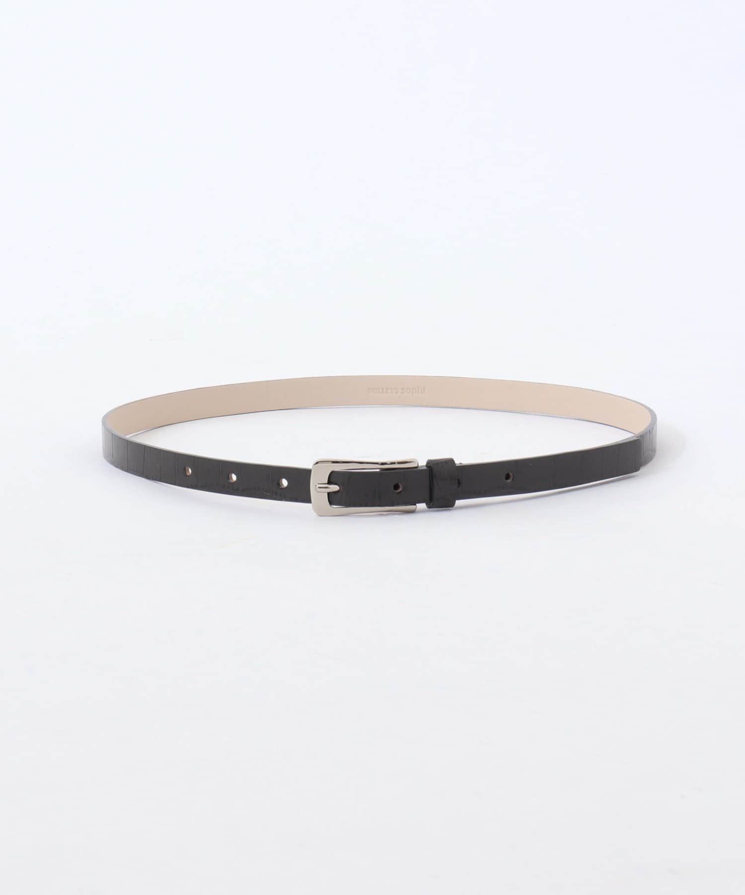 NOLLEY'S(ノーリーズ) クロコ型押しベルト15