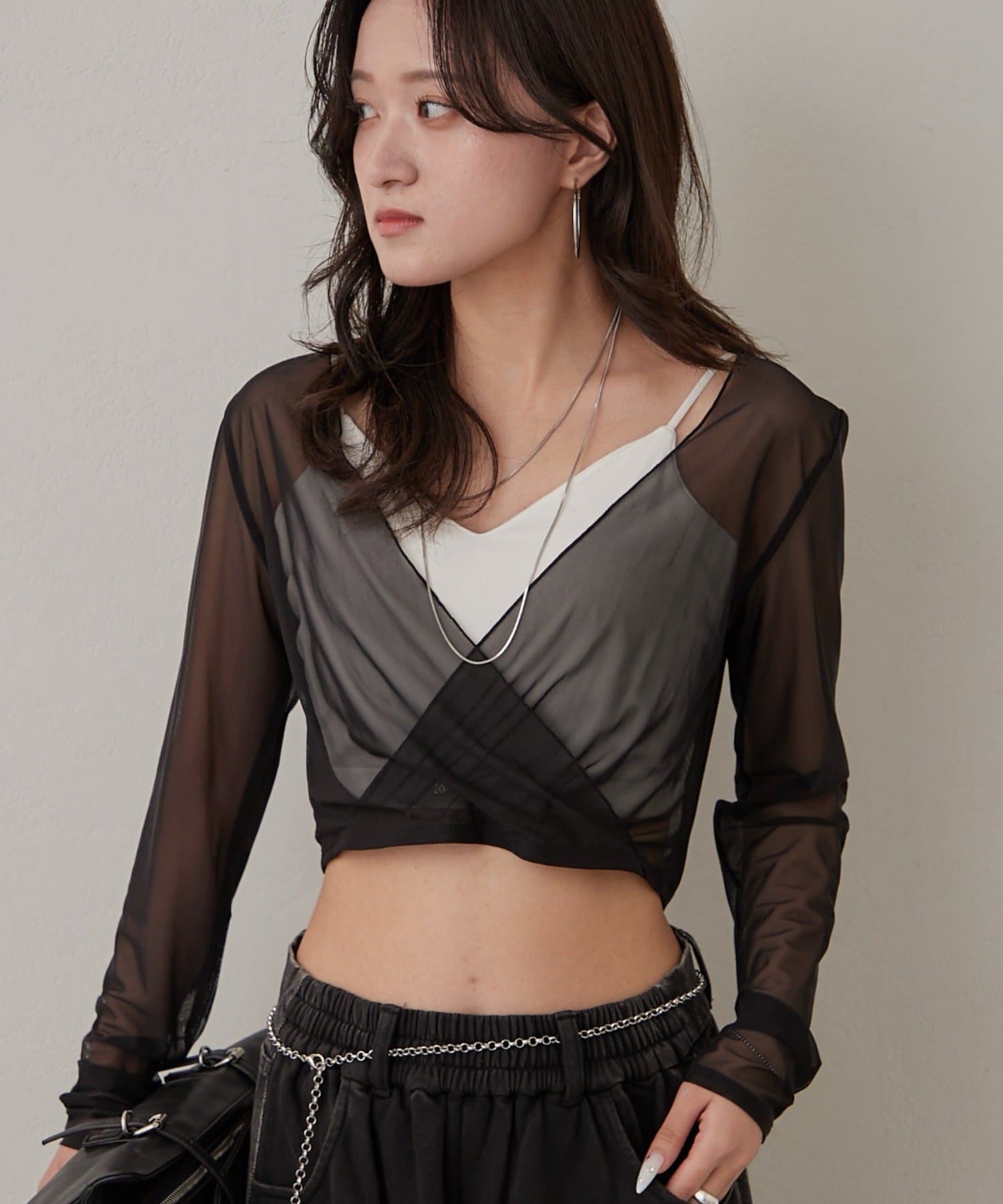 mline(エムライン) [mline]シアークロス チュール