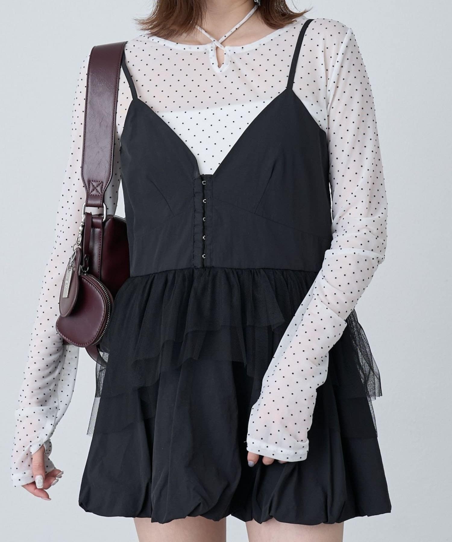 mline(エムライン) [mline]チョーカードットチュール