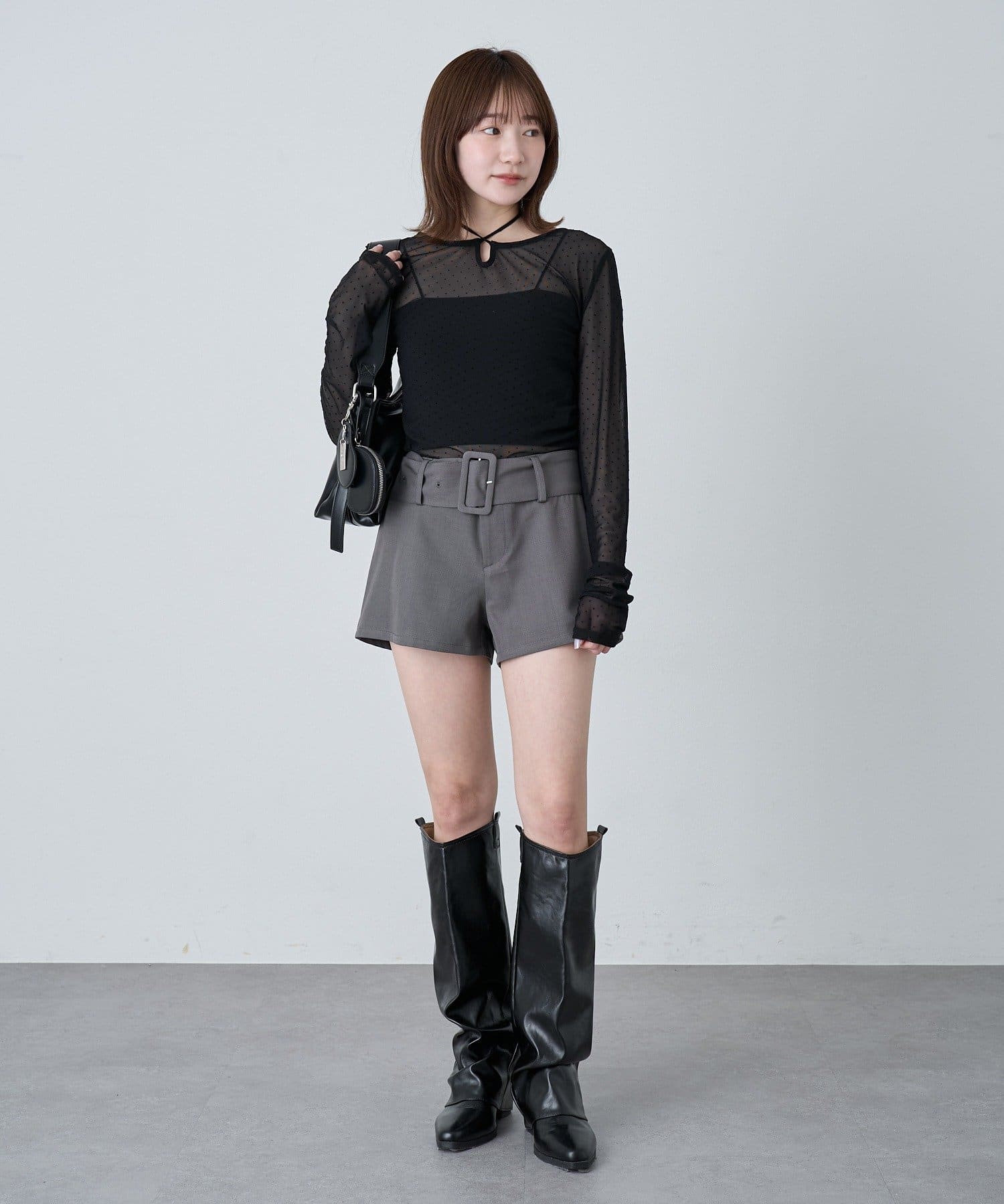 mline(エムライン) [mline]チョーカードットチュール